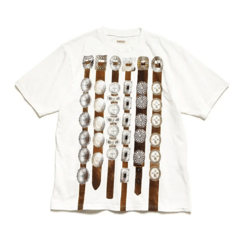 Kapital 20/- Jersey Crew T (Curtain Concho pt) Size US XL / EU 56 / 4 - 1 Thumbnail
