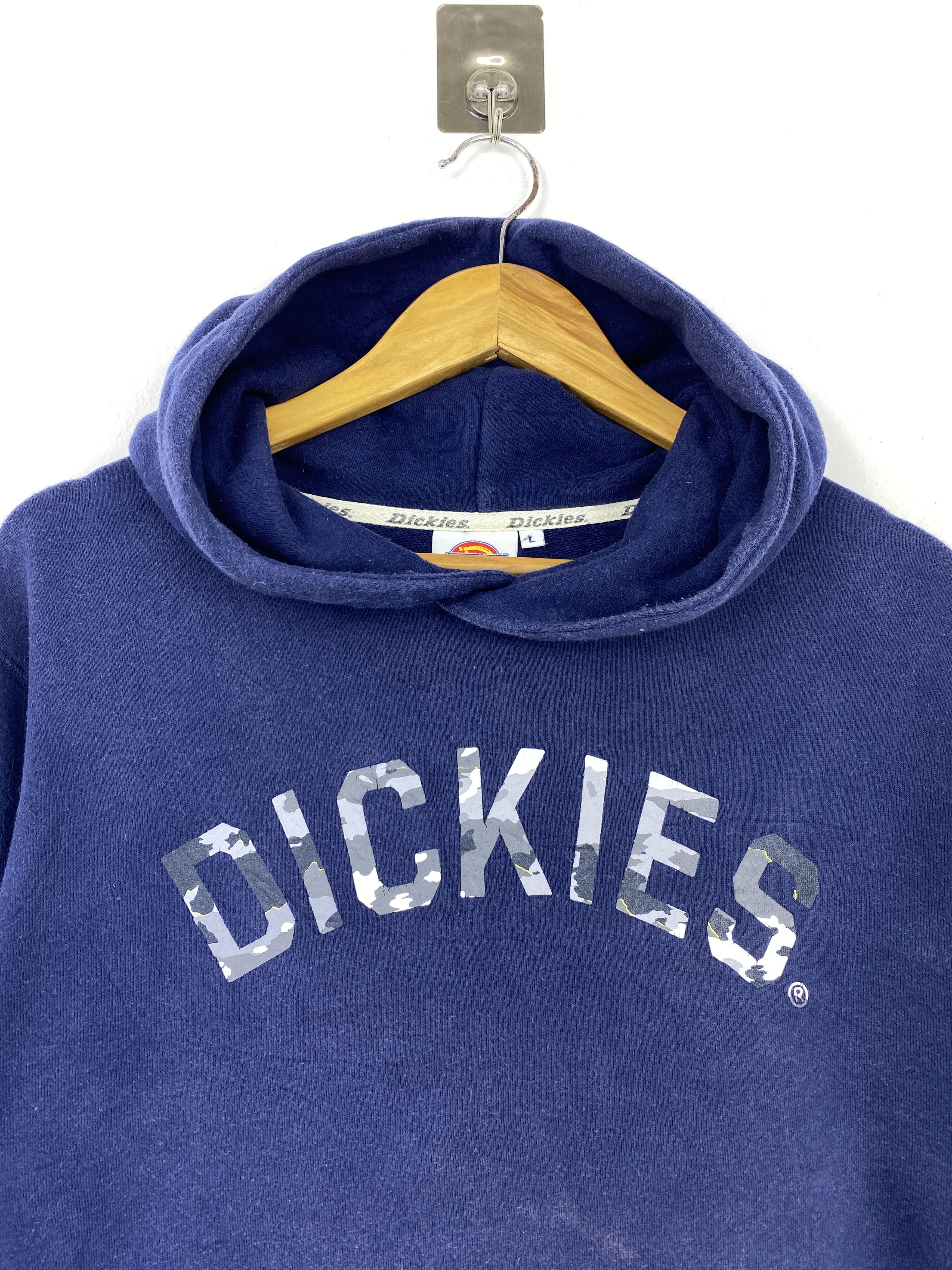 Dickies Vintage Dickies Camo Logo Pullover Hoodie BP0037 Size US L / EU 52-54 / 3 - 2 Thumbnail