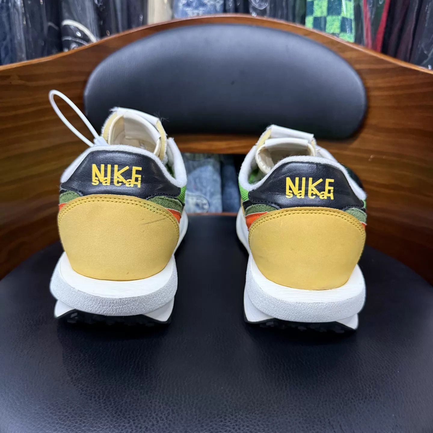 Sacai sacai Yellow & Green 1.0 Size 44 Mint Original Box Size US 11 / EU 44 - 3 Thumbnail