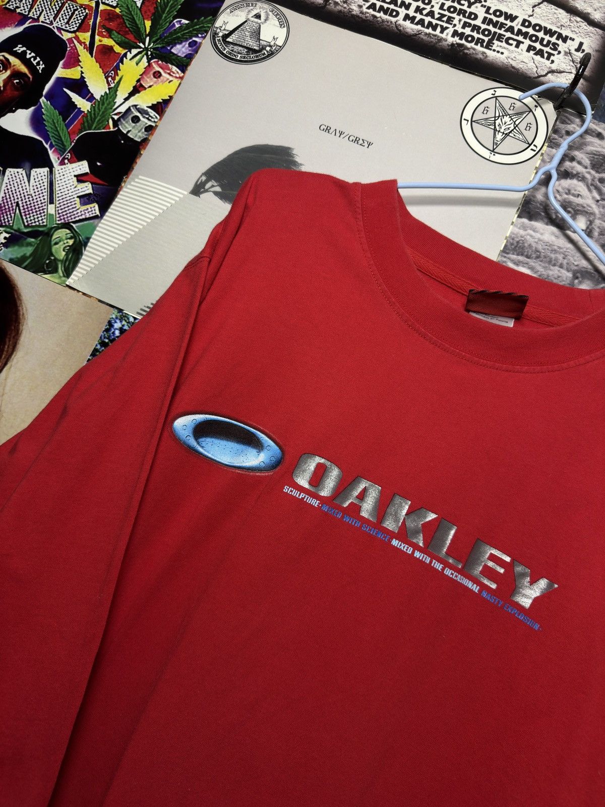 Oakley Vintage Oakley Long Sleeve Size US XL / EU 56 / 4 - 2 Thumbnail