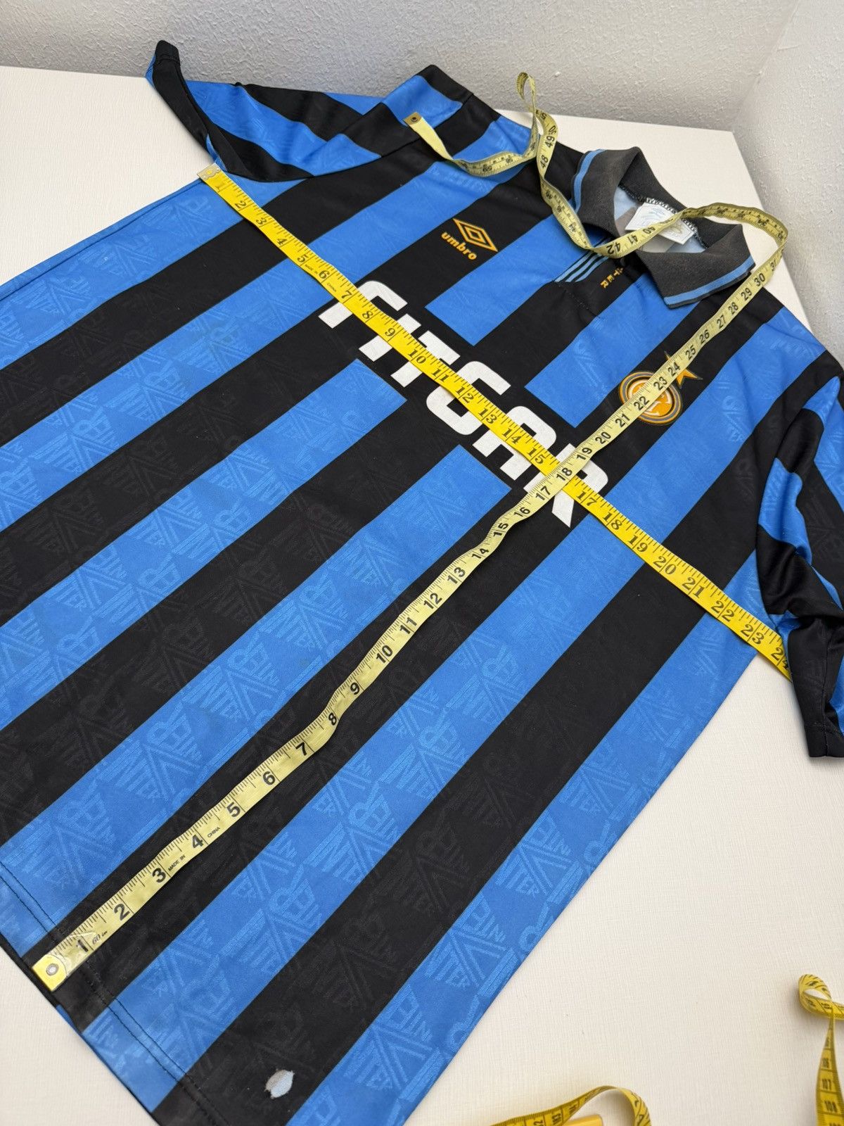 Umbro Vintage 1994 Umbro Inter Milan Home Football SoccerJersey XL Size US XL / EU 56 / 4 - 8 Thumbnail