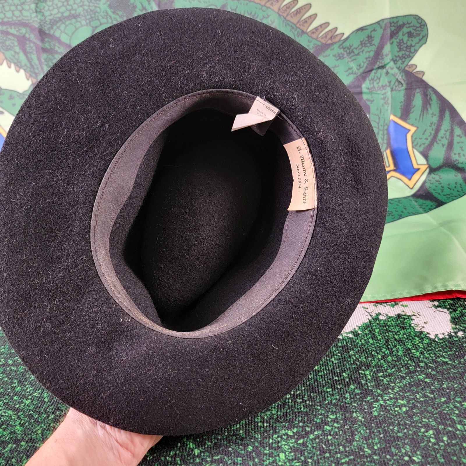 Adams A. Adams & Spire Vintage "Feather Felt" Wool Fedora Sz L Size ONE SIZE - 4 Thumbnail