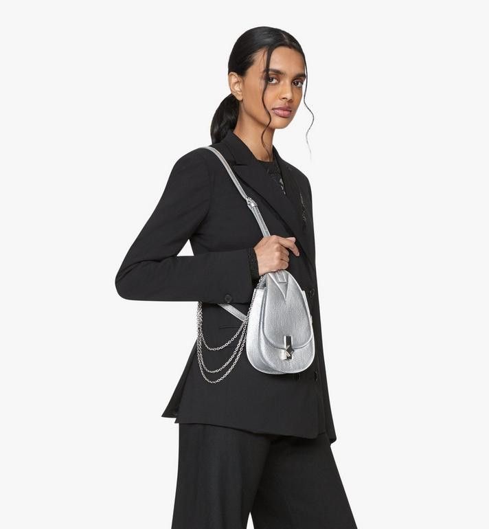 MCM o1mt1gz0625 Size: OS / Belt Bag in Silver Size ONE SIZE - 2 Thumbnail