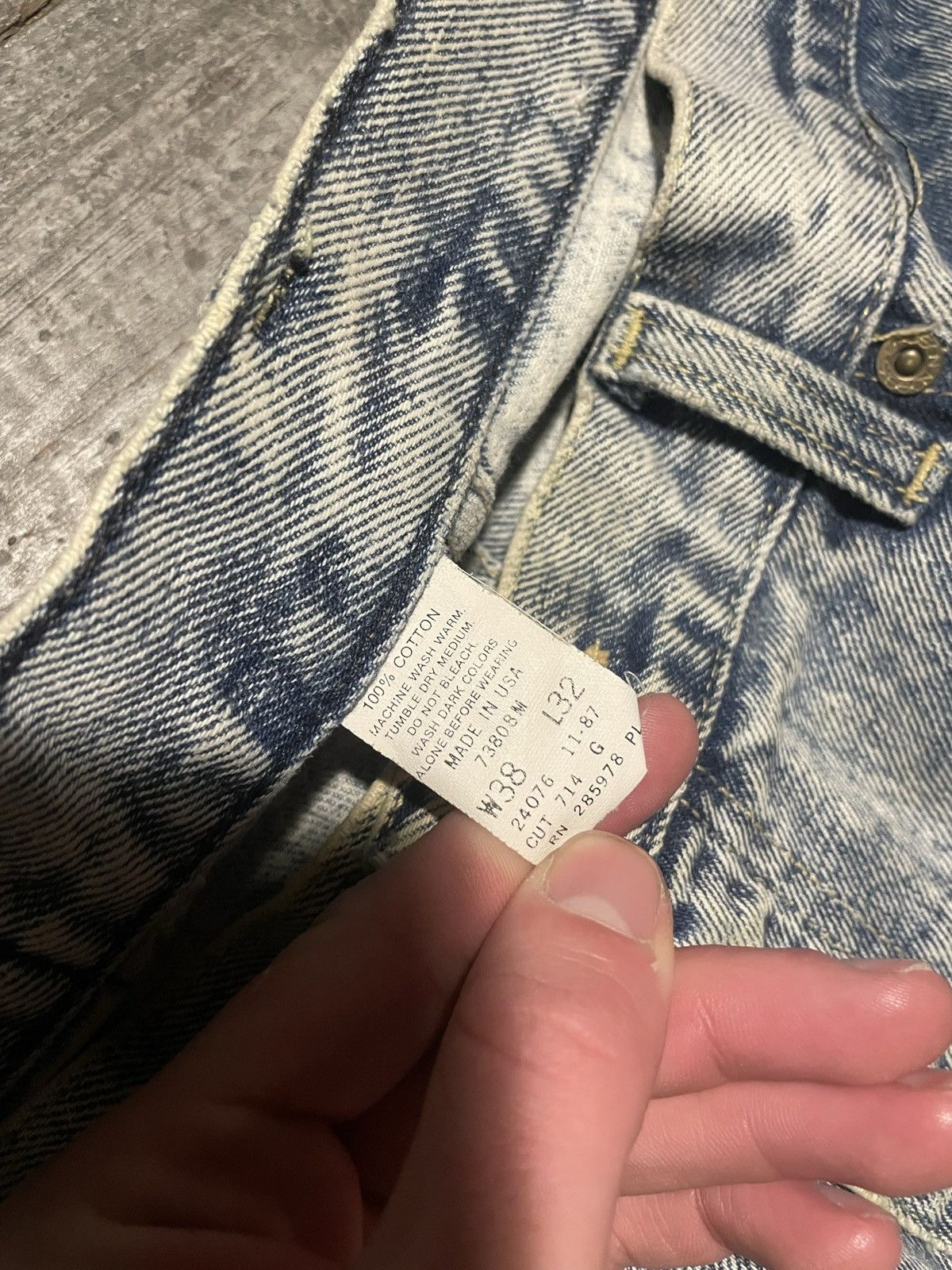 Designer × Vintage 90s Sasson Baggy Jeans Size US 38 / EU 54 - 2 Thumbnail