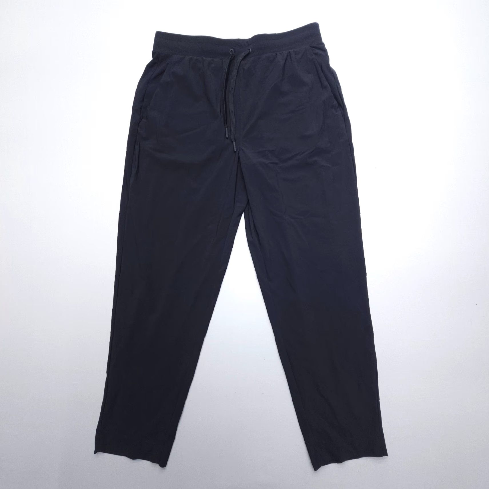 Vintage Kirkland Signature Ladies Active Pants Black Size Medium Pull On Casual Travel Yoga Gym Stretch Ankle 26 Inseam Regular Flat Front Front Comfort Size 32" / US 10 / IT 46 - 2 Thumbnail