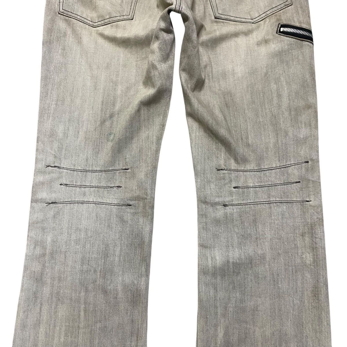 Le Grande Bleu (L.G.B.) Japanese RUPERT EDGE Mudwash Denim Flare Jeans Zipper Pocket Size US 31 - 12 Thumbnail