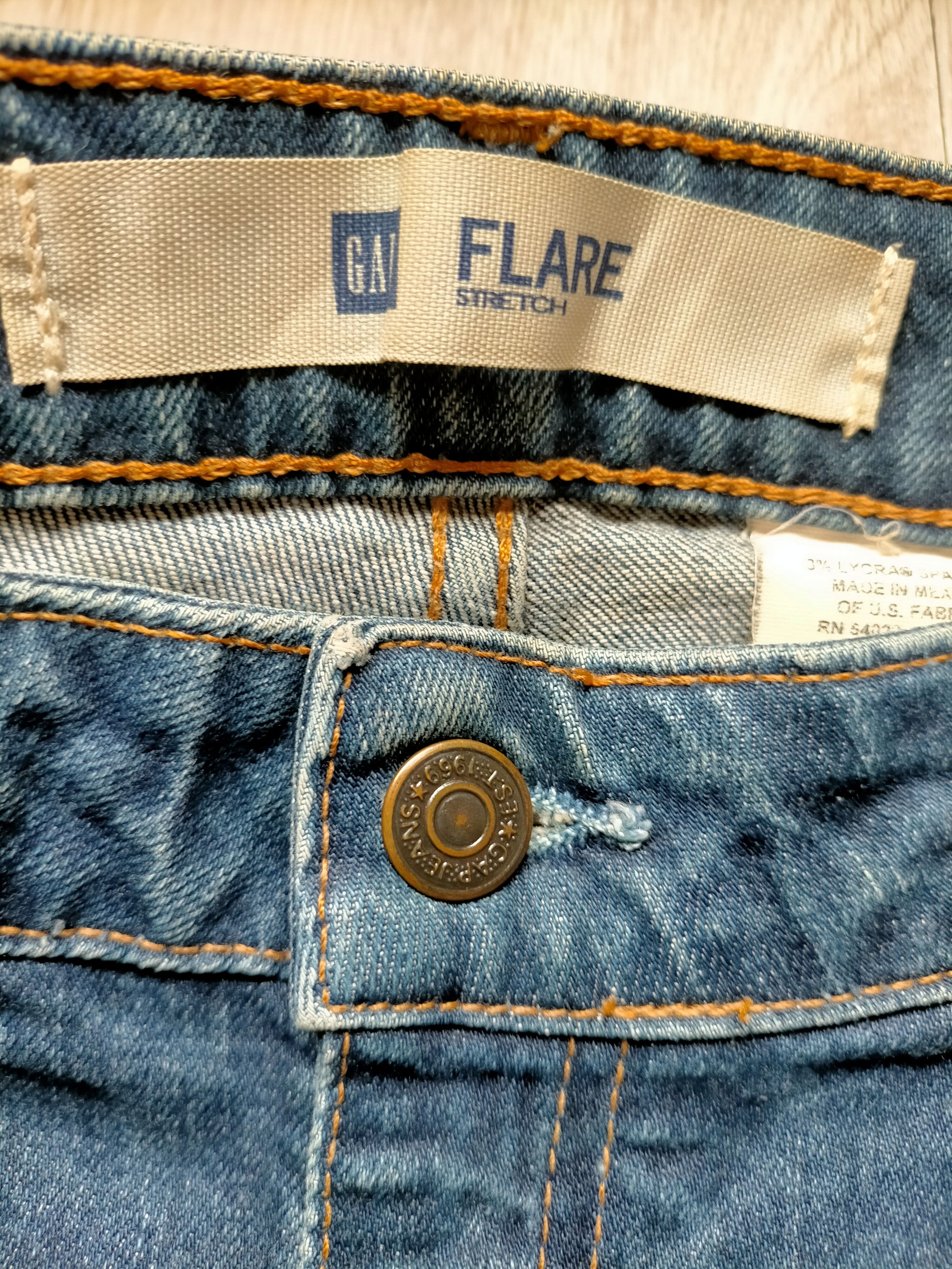 Gap GAP Flare Stretch Boot cut Blue Jeans Size US 30 / EU 46 - 21 Thumbnail