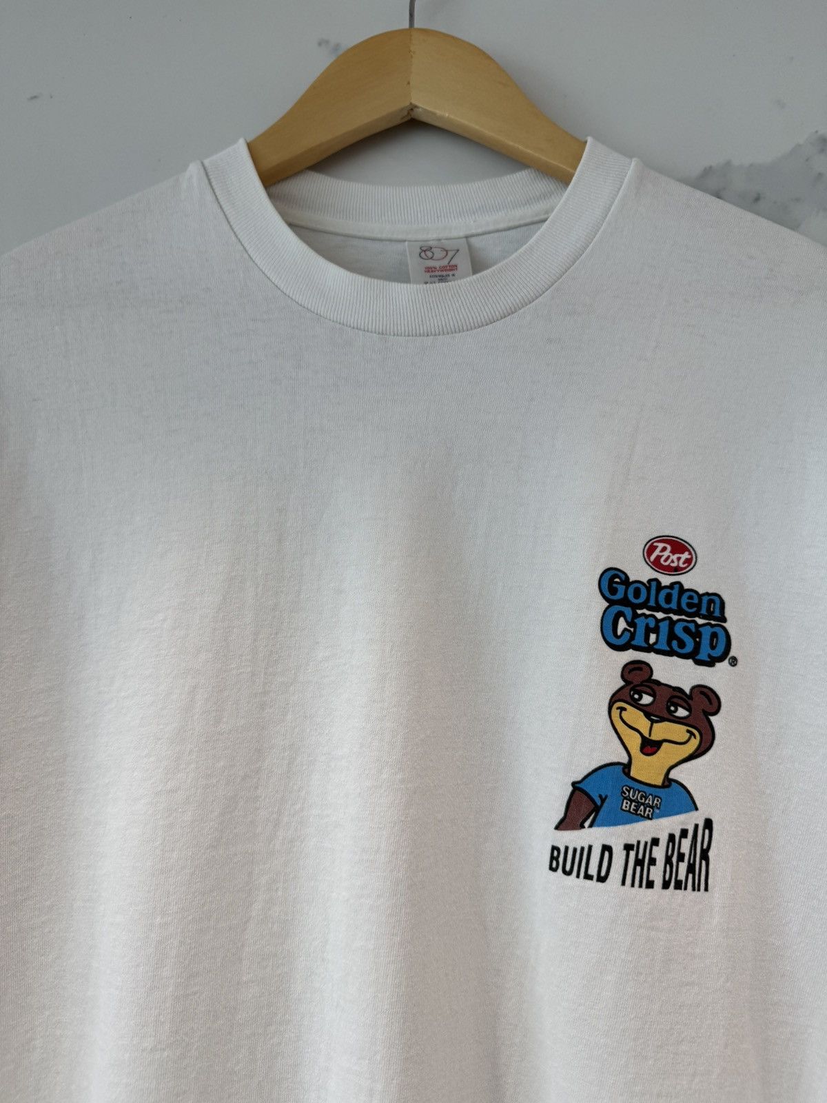 Other Vintage 90’s Golden Crisp Build The Bear Snack Tee T Shirt Size US XL / EU 56 / 4 - 1 Thumbnail