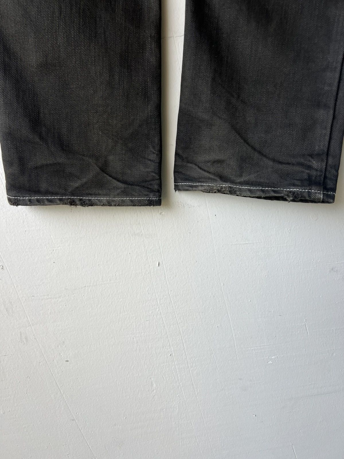 Lounge Lizard Lounge Lizard Waxed Denim Jeans Size US 30 / EU 46 - 21 Thumbnail