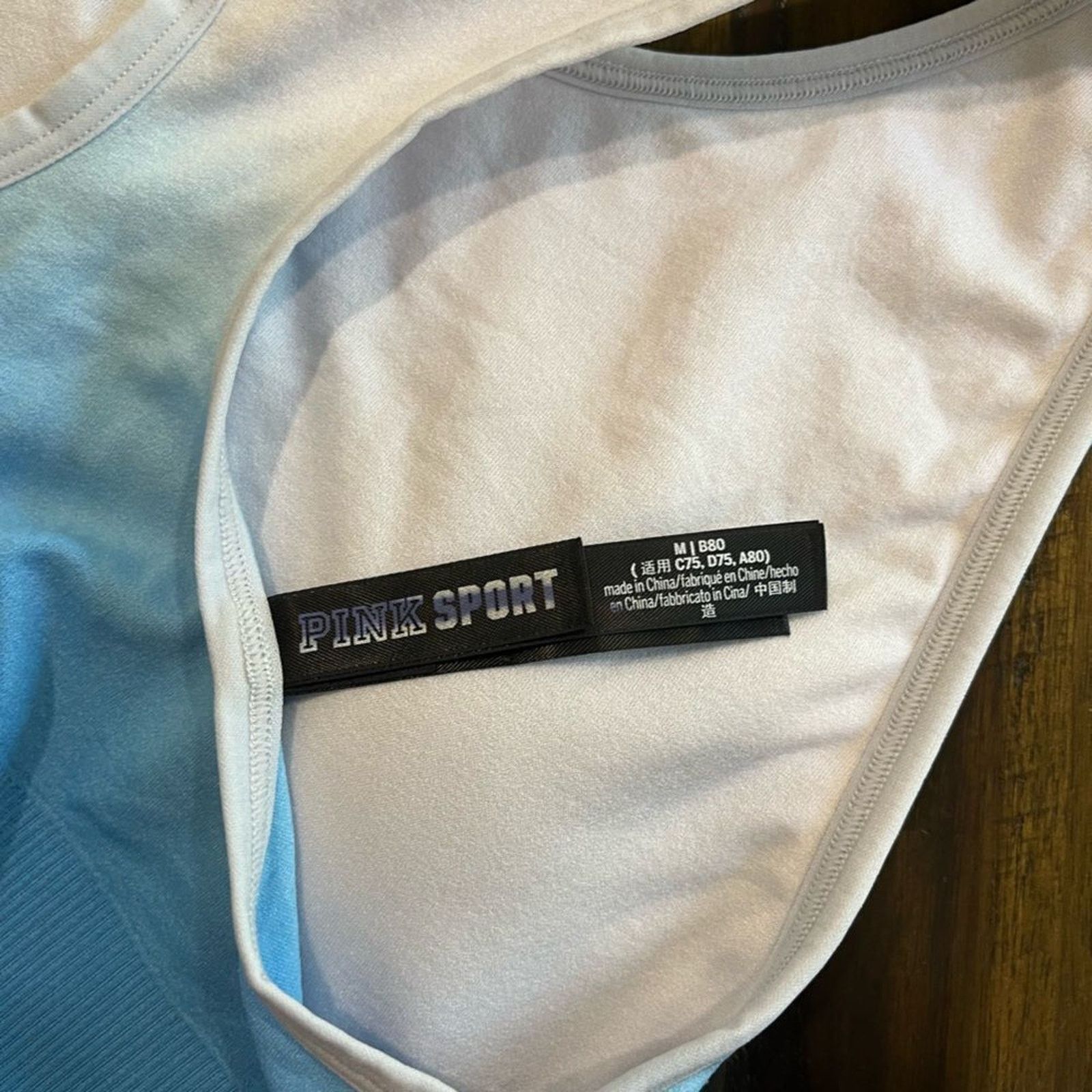 Vintage NWOT Victoria’s Secret PINK High Neck Long Line Sports Bra Size M / US 6-8 / IT 42-44 - 4 Thumbnail
