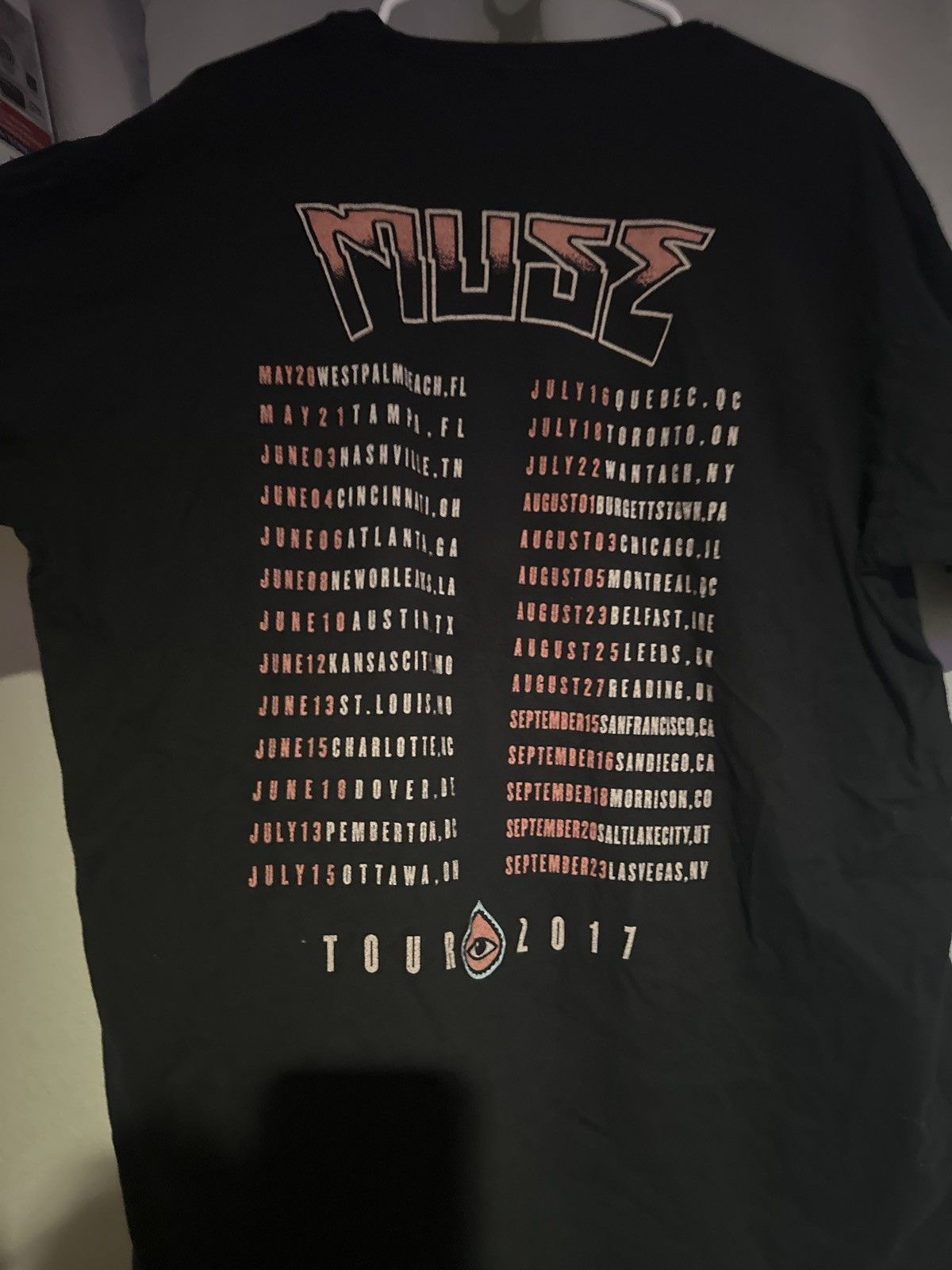 Band Tees Black Muse band tee Size US M / EU 48-50 / 2 - 3 Thumbnail