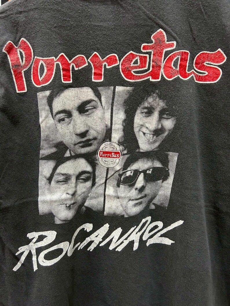 Vintage Vintage 90s Porretas Band tshirt size M Size US M / EU 48-50 / 2 - 5 Thumbnail