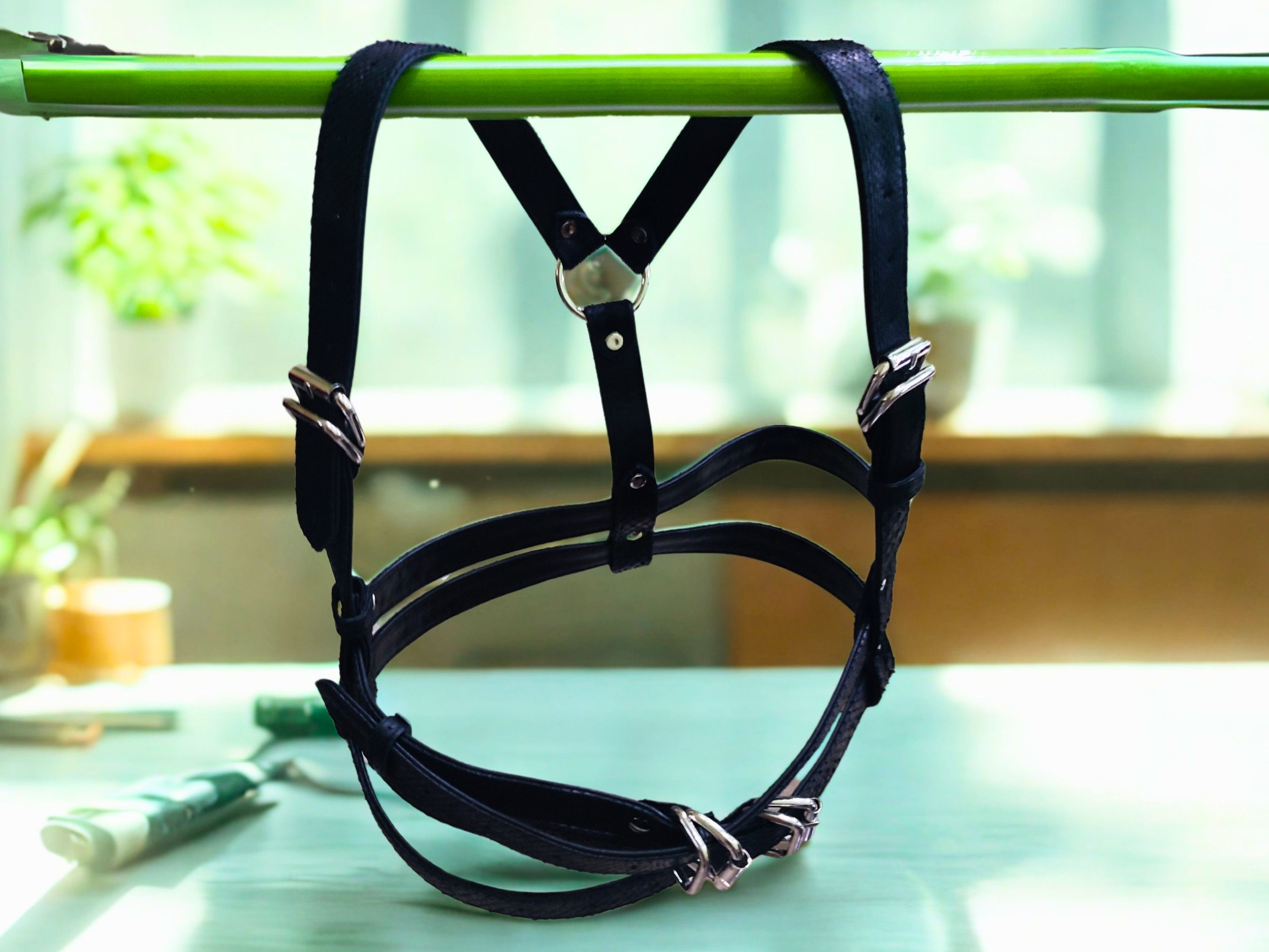 Handmade Snakeskin Leather Harness Double Waist Belt Y Strap Size ONE SIZE - 9 Thumbnail