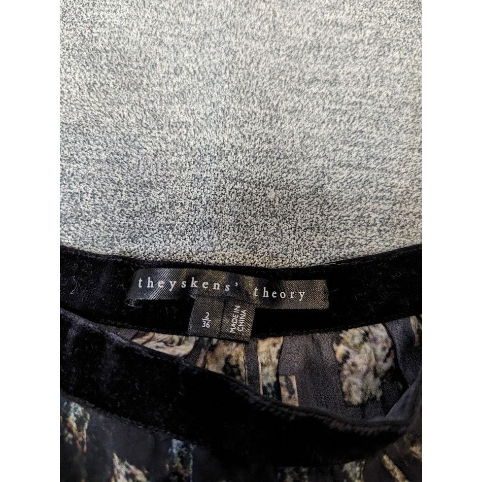 Olivier Theyskens Theyskens' theory silk mini skirt sz 2 Size 26" / US 2 / IT 38 - 3 Thumbnail
