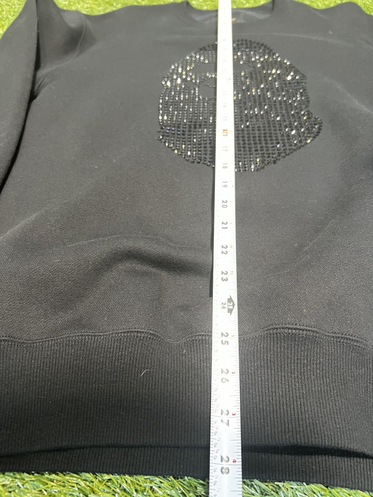 Bape SWAROVSKI BIG APE HEAD CREWNECK Size US XL / EU 56 / 4 - 18 Thumbnail