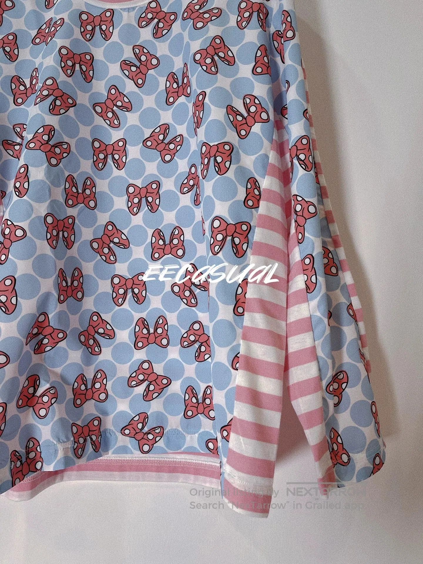 Comme des Garcons Girl CDG Girl Pink Minnie Bow Long Sleeve Tee. Size S / US 4 / IT 40 - 4 Thumbnail