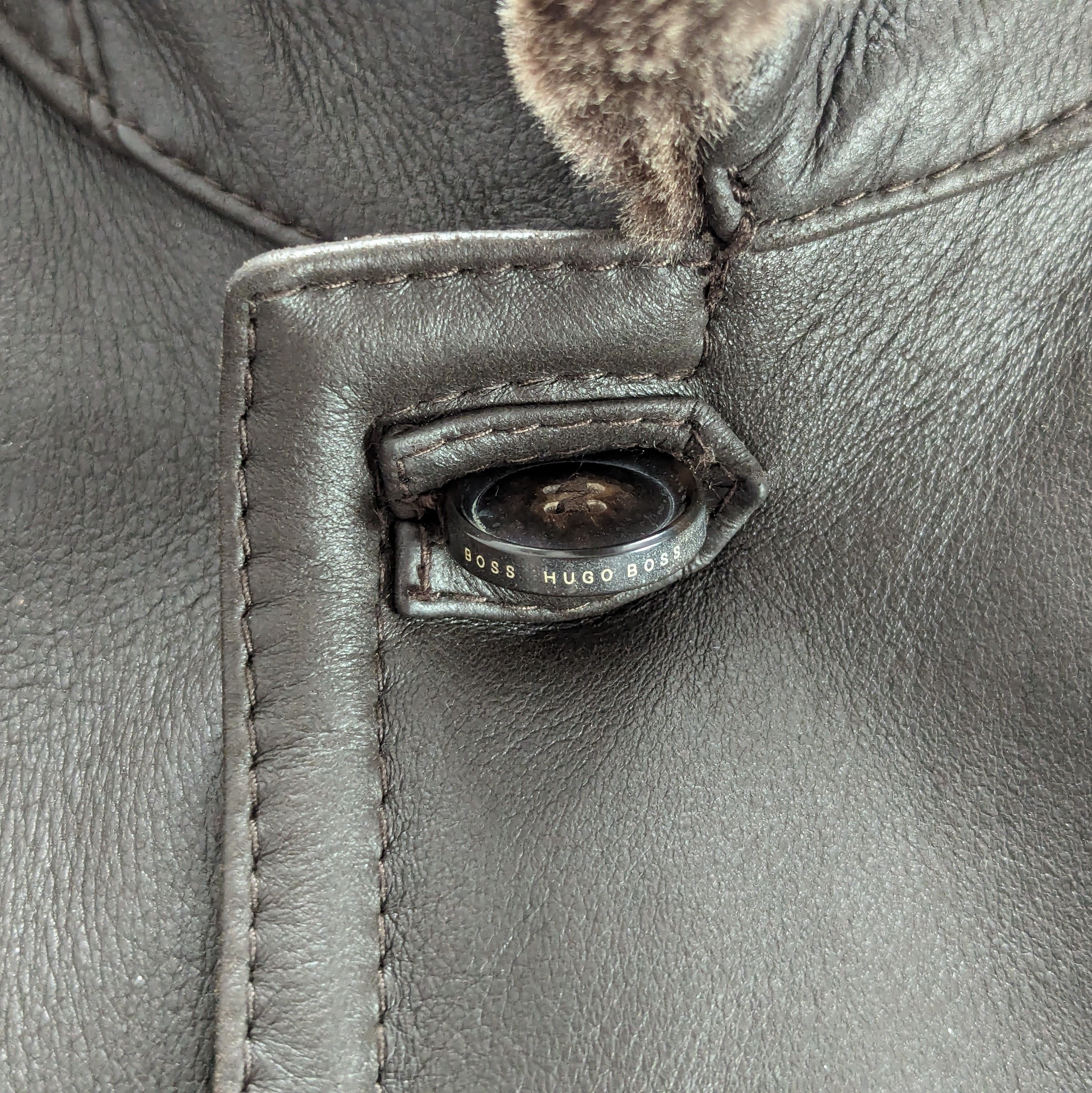 Hugo Boss HUGO BOSS Spanish Merino Lamb Brown Shearling Luxury Brand Size US L / EU 52-54 / 3 - 7 Thumbnail