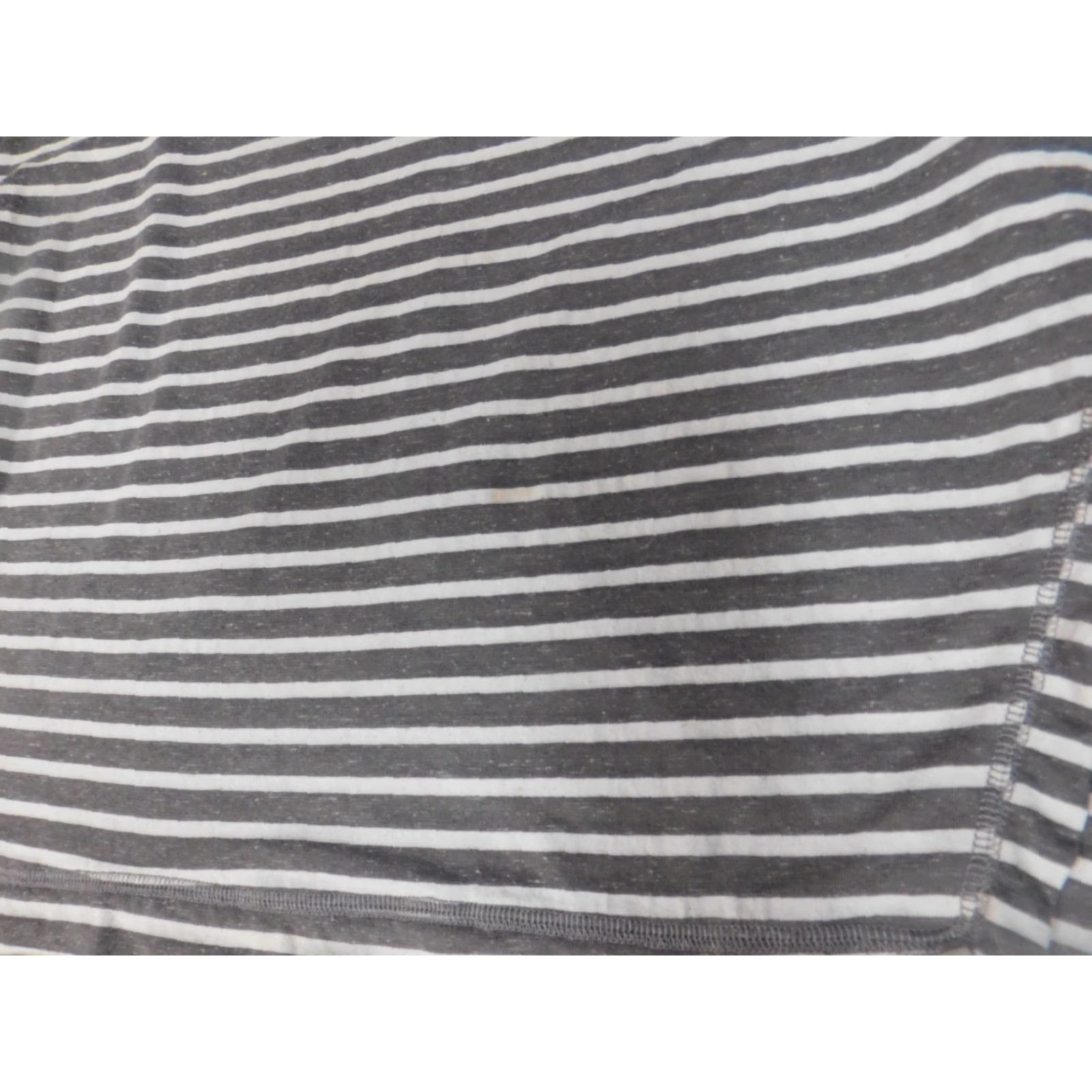 Vintage Umgee Womens Shirt Medium Gray pullover stretch striped top casual Size M / US 6-8 / IT 42-44 - 5 Thumbnail