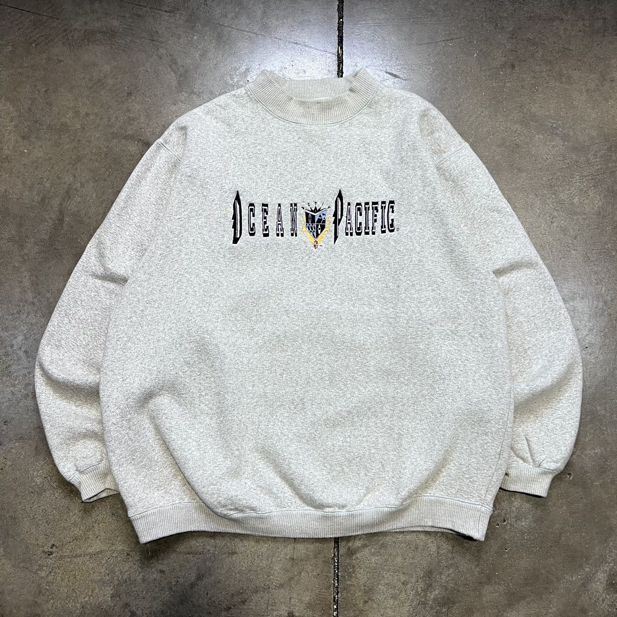Ocean Pacific × Vintage Vintage 90s Y2K Ocean Pacific Crewneck Sweatshirt Surf Size US L / EU 52-54 / 3 - 1 Thumbnail