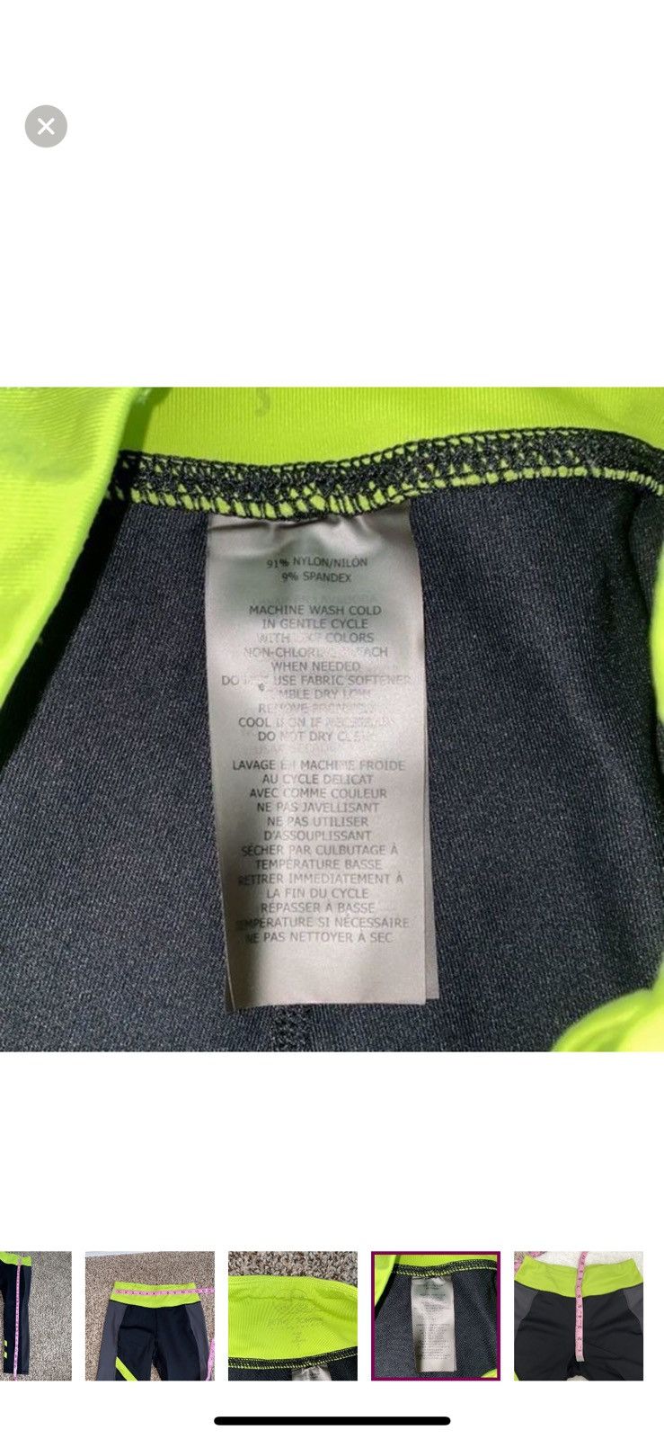 Betsey Johnson Betsey Johnson small performance leggings Size 27" / US 4 / IT 40 - 8 Thumbnail