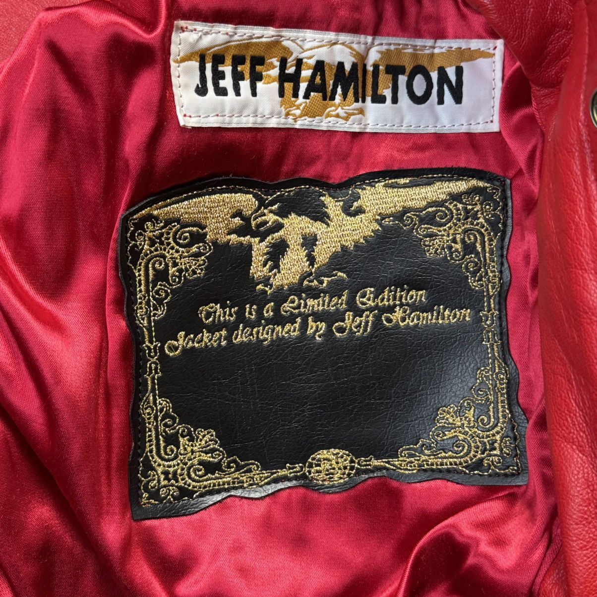 Jeff Hamilton Jeff Hamilton Los Angeles Virsity Leather Jacket Size US M / EU 48-50 / 2 - 8 Thumbnail