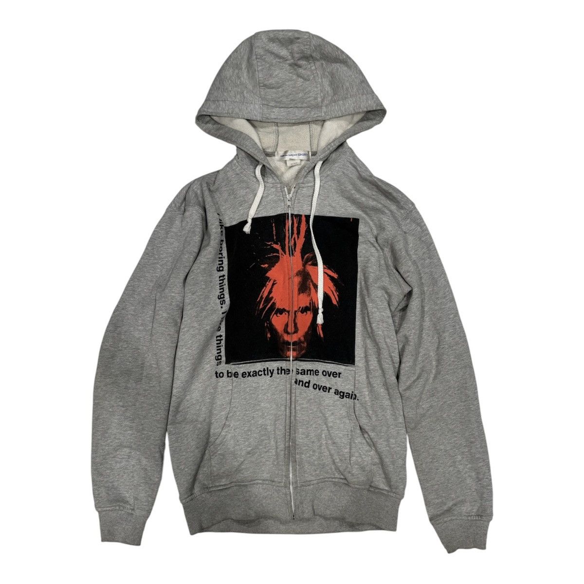 Comme des Garcons SHIRT COMME des GARÇONS SHIRT × Andy Warhol Portrait Zip Hoodie Size US L / EU 52-54 / 3 - 1 Thumbnail