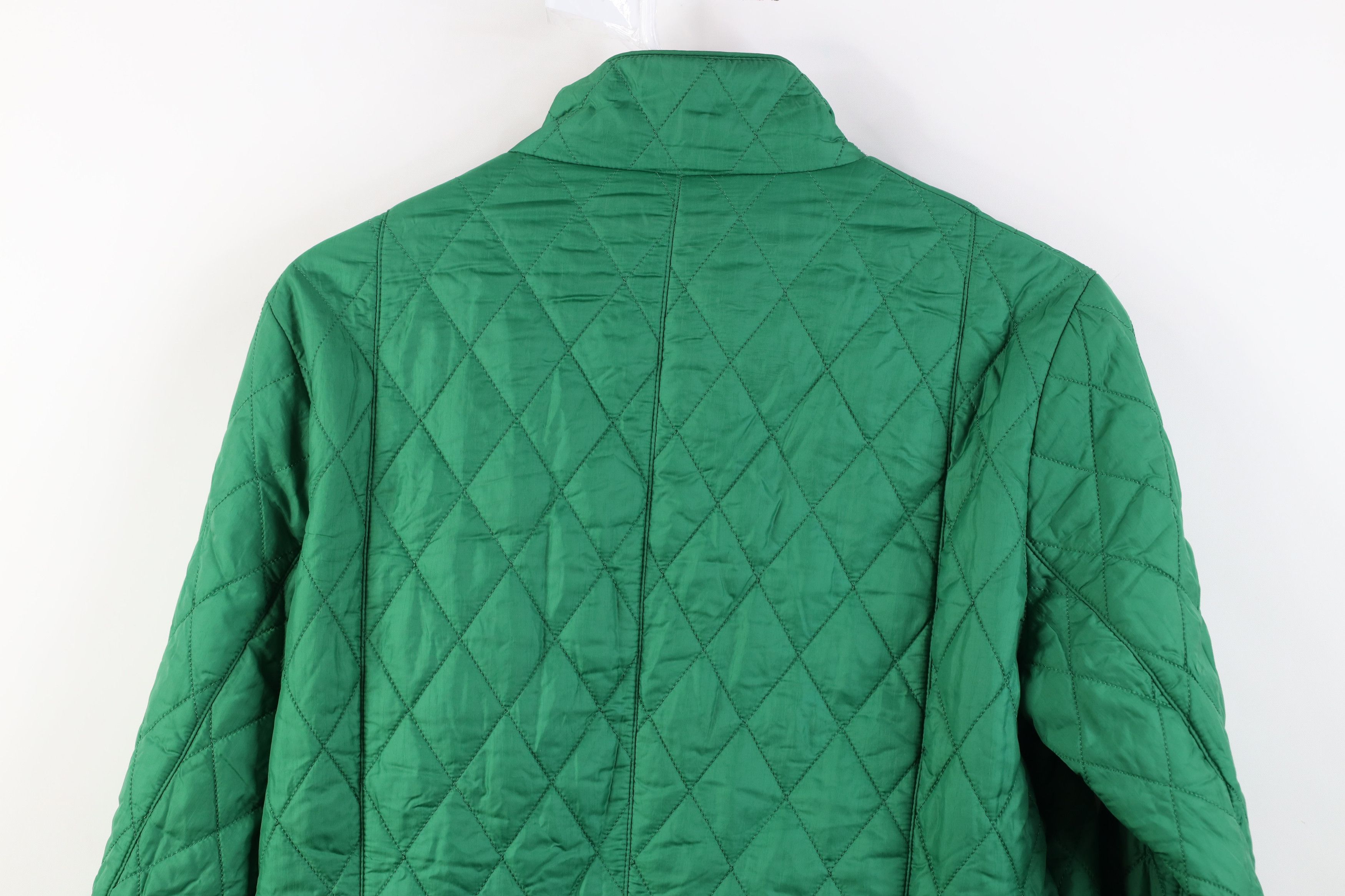 Barbour Barbour Cavalry Quilted Full Zip Jacket Kelly Green Size L / US 10 / IT 46 - 16 Thumbnail