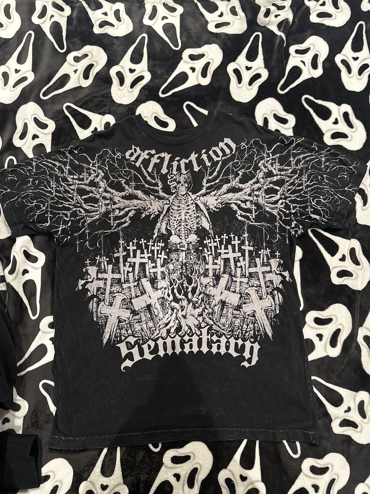 Affliction × Haunted Mound Affliction X Haunted Mound Sematary Tee Size US XL / EU 56 / 4 - 1 Thumbnail