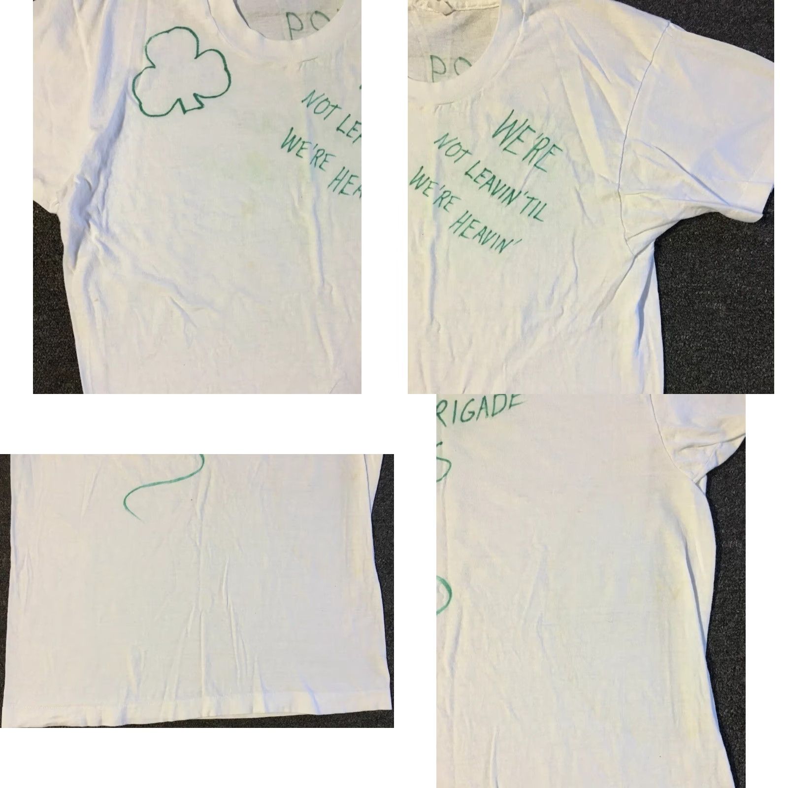 Vintage VINTAGE FOTL Single Stitch T-Shirt S White 80s Distressed Senior Shirt Football Track PE Grunge Mens Size US S / EU 44-46 / 1 - 8 Thumbnail