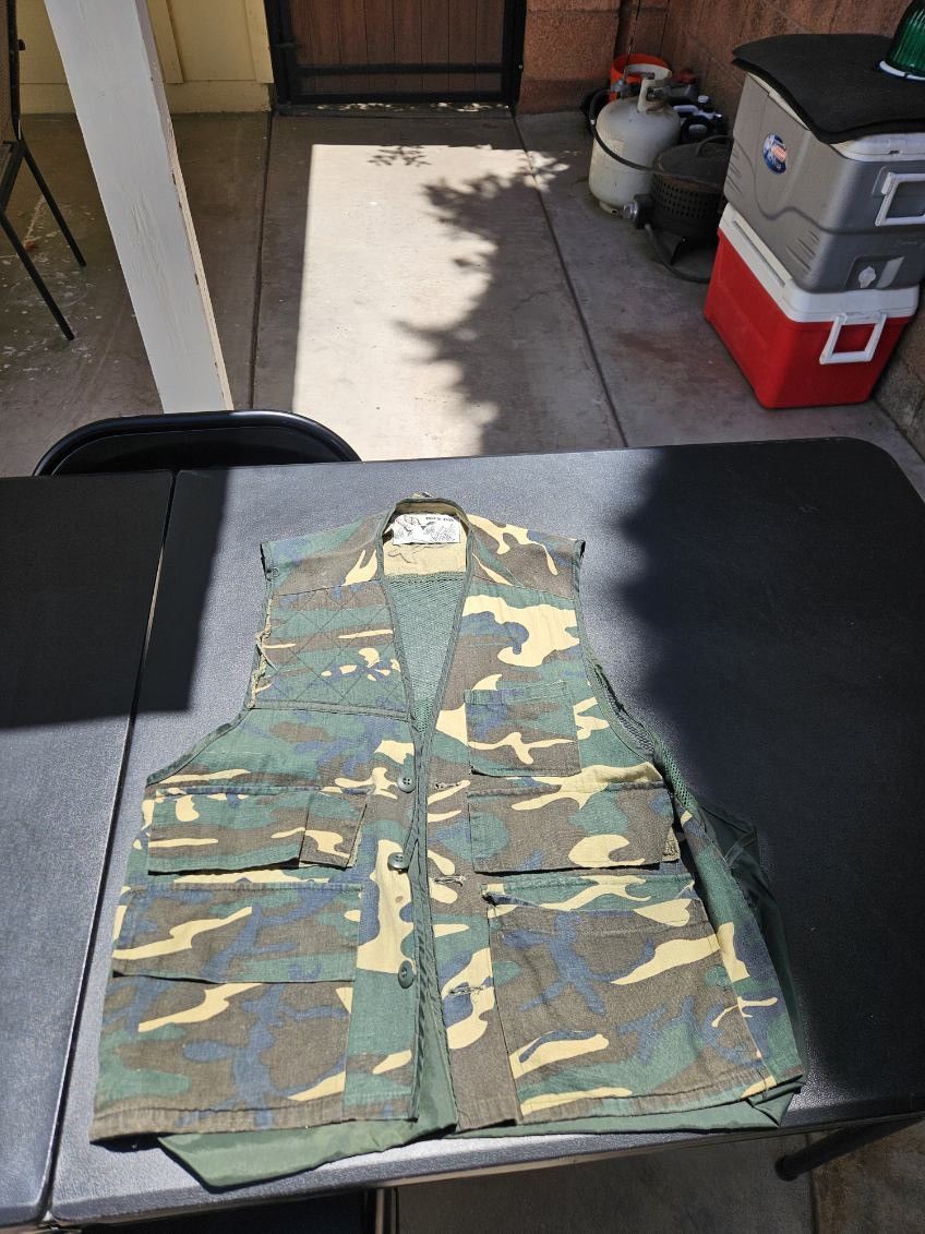 Other Duck Bay Vintage Camo Hunting Vest Size US M / EU 48-50 / 2 - 1 Thumbnail