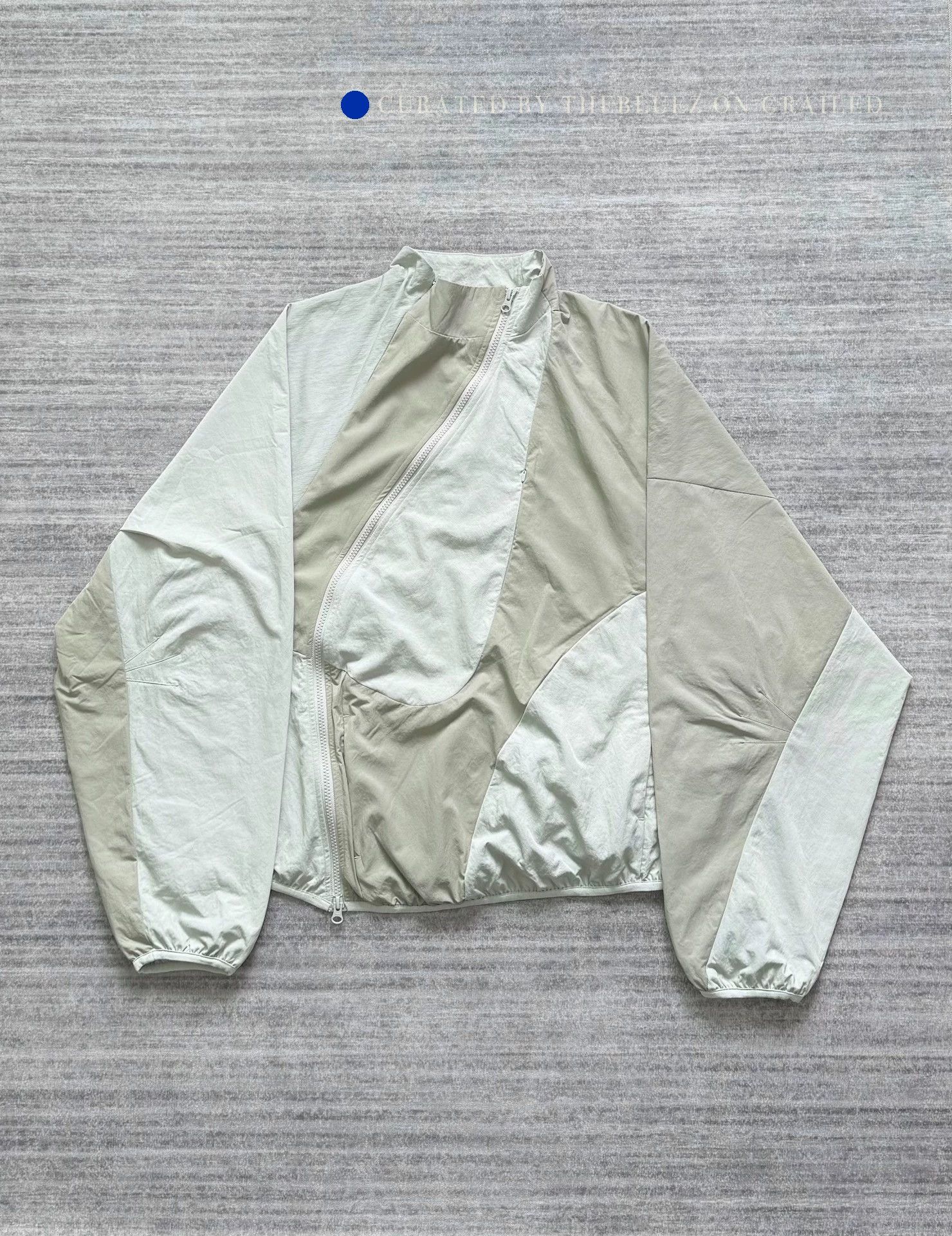 POST ARCHIVE FACTION (PAF) Asymmetric Zip Lightweight Jacket in White Size US L / EU 52-54 / 3 - 1 Thumbnail