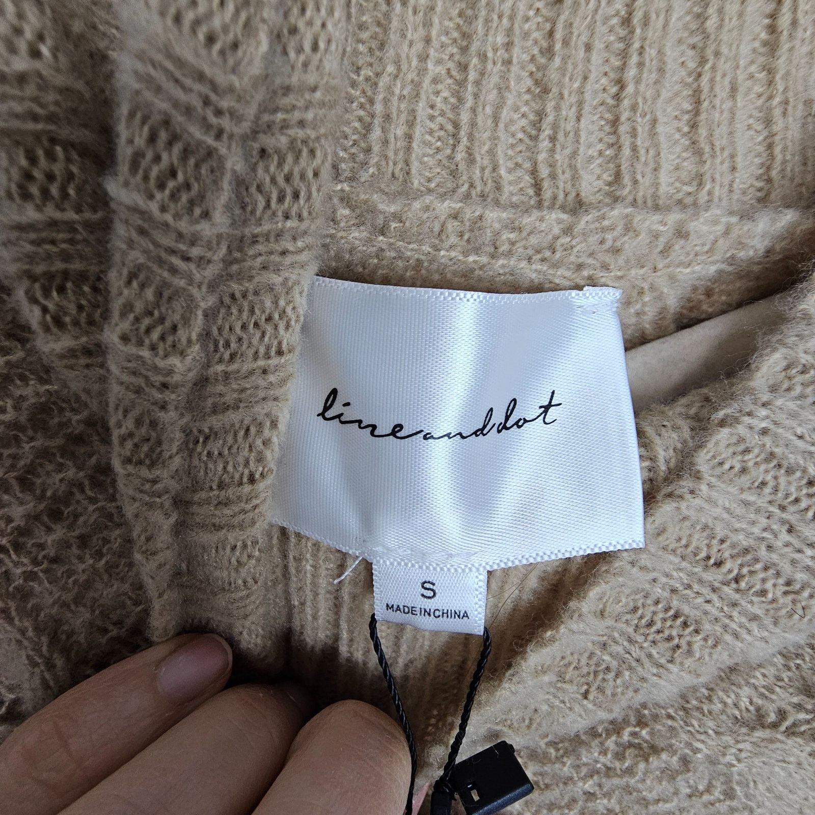 REVOLVE Revolve Line & Dot Bijou Top Cable Knit Sweater Size S Size S / US 4 / IT 40 - 7 Thumbnail