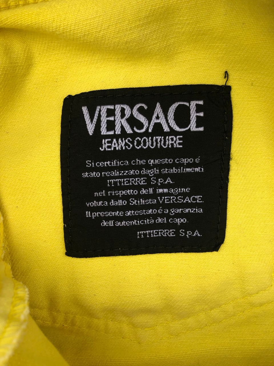 Versace Jeans Couture Versace Jeans Couture Yellow Denim Size 26" / US 2 / IT 38 - 7 Thumbnail