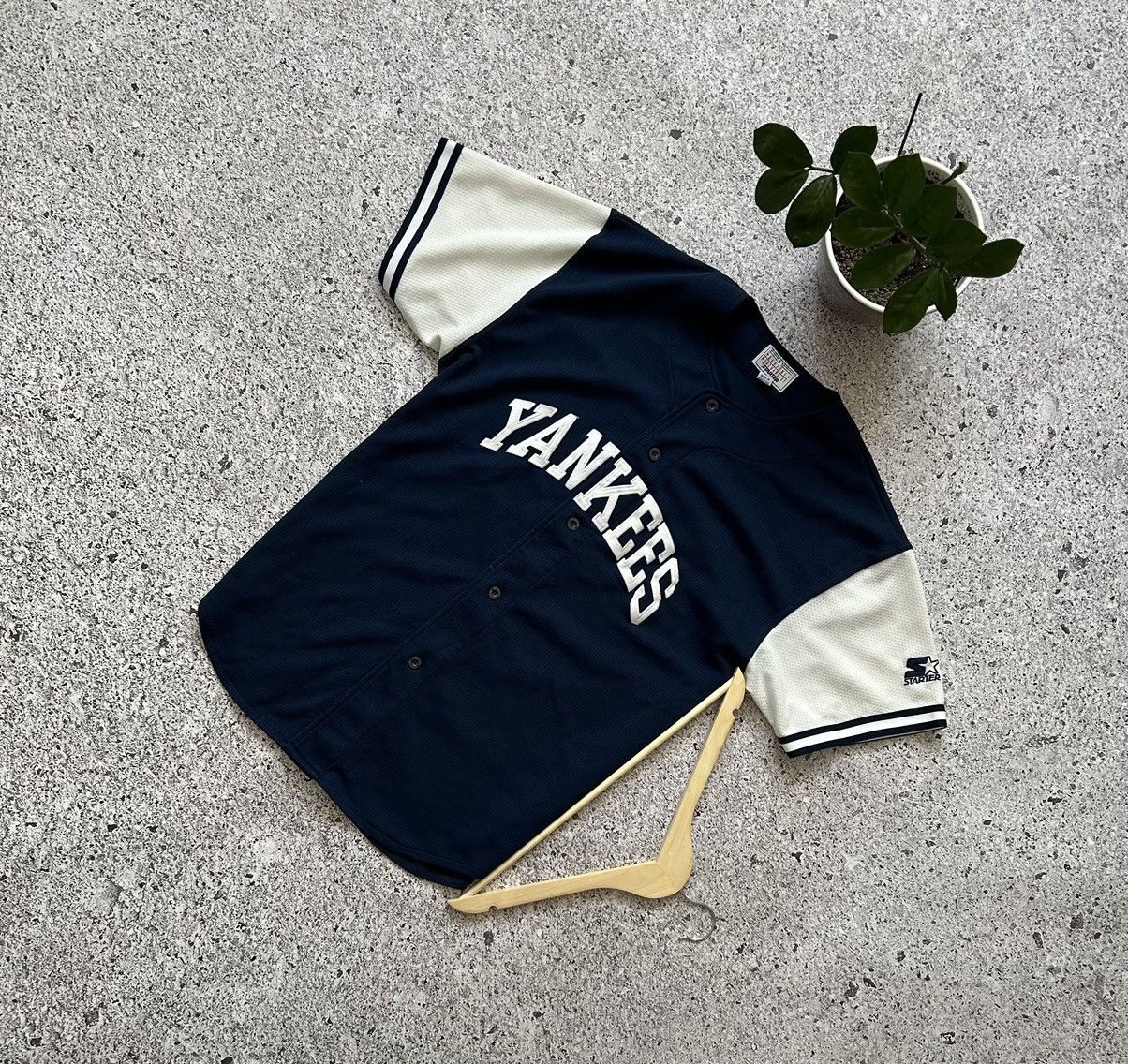 VINTAGE 90S STARTER YANKEES JERSEY MLB