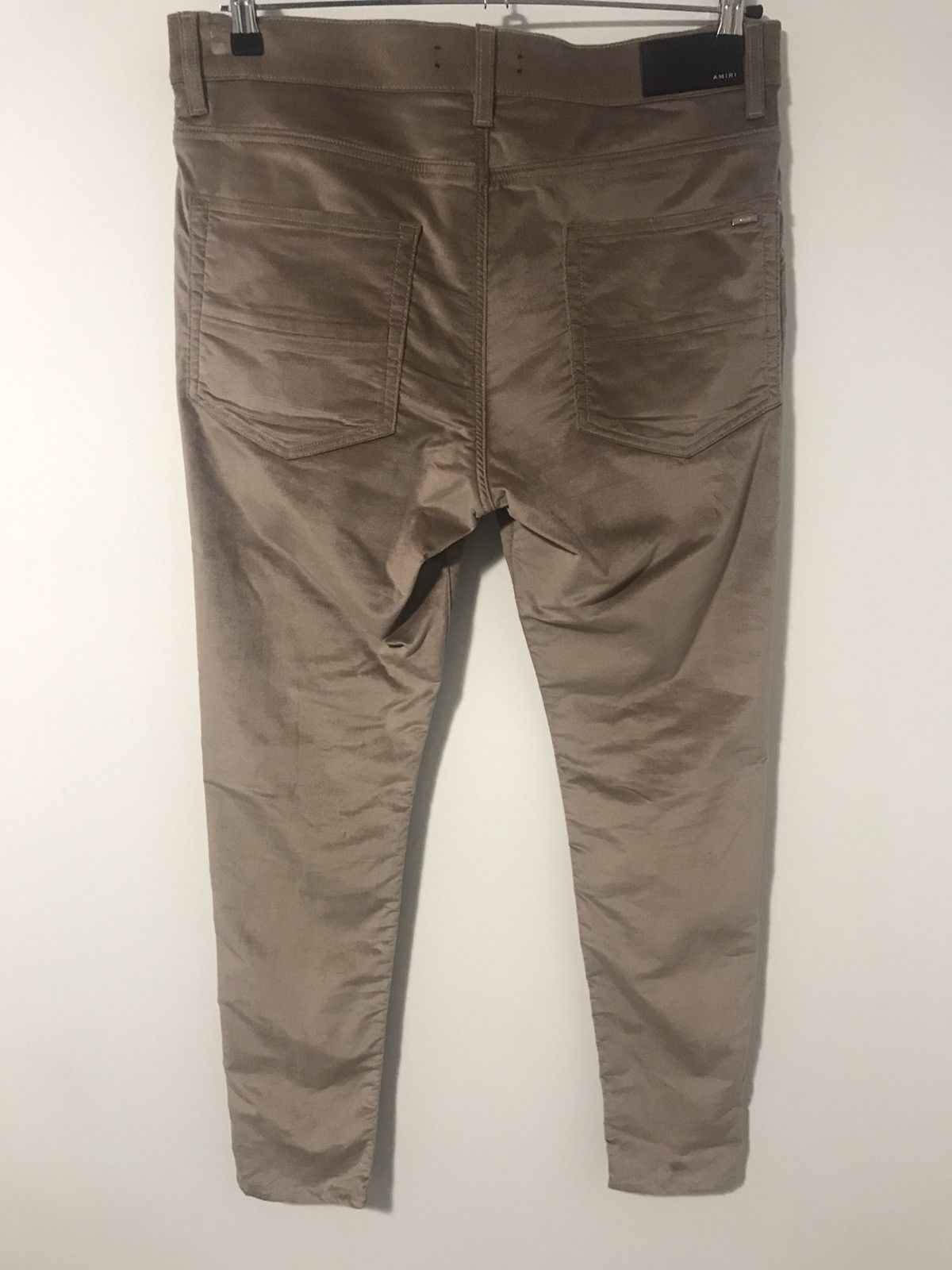 Amiri Amiri beige velvet trousers Size US 36 / EU 52 - 2 Thumbnail