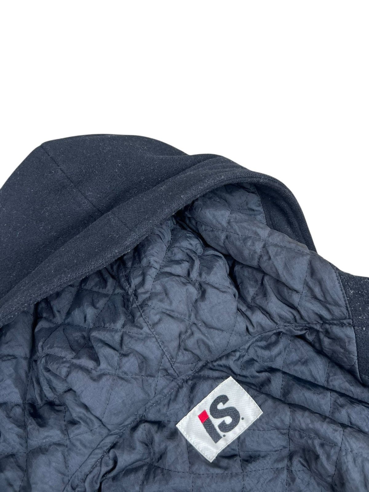 Issey Miyake 80s Archive Issey Miyake IS Wool Hoodie Long Coat Jacket Size US M / EU 48-50 / 2 - 10 Thumbnail