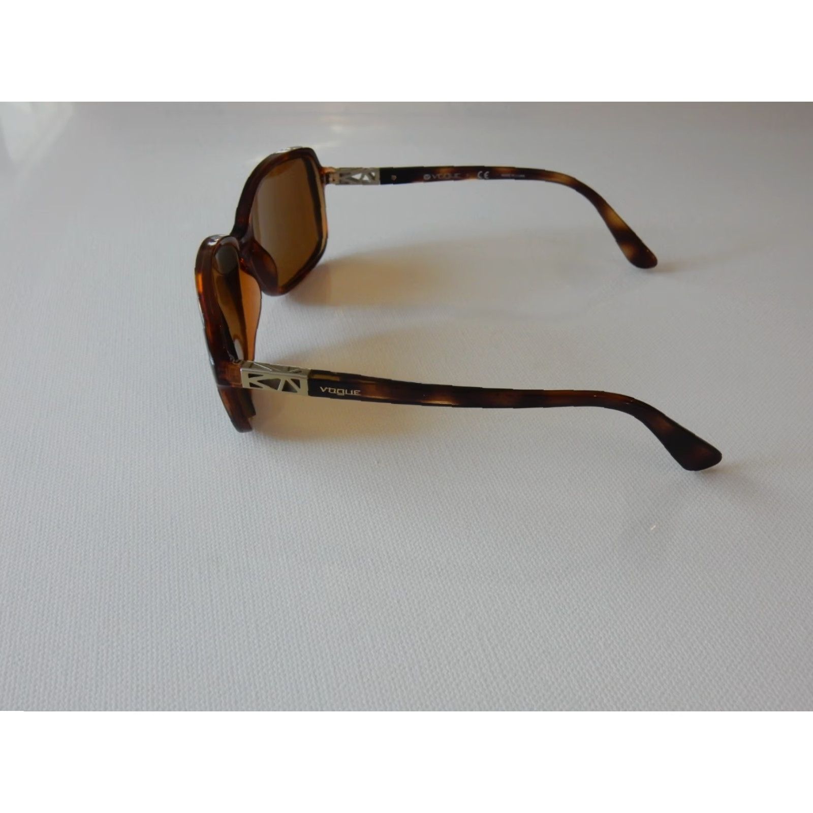Vogue Vogue Sunglasses Frames Only 58[]16 135 5031 2386 - Women - Tortoise - Prescription Lenses - Vintage? (No) Size ONE SIZE - 3 Thumbnail