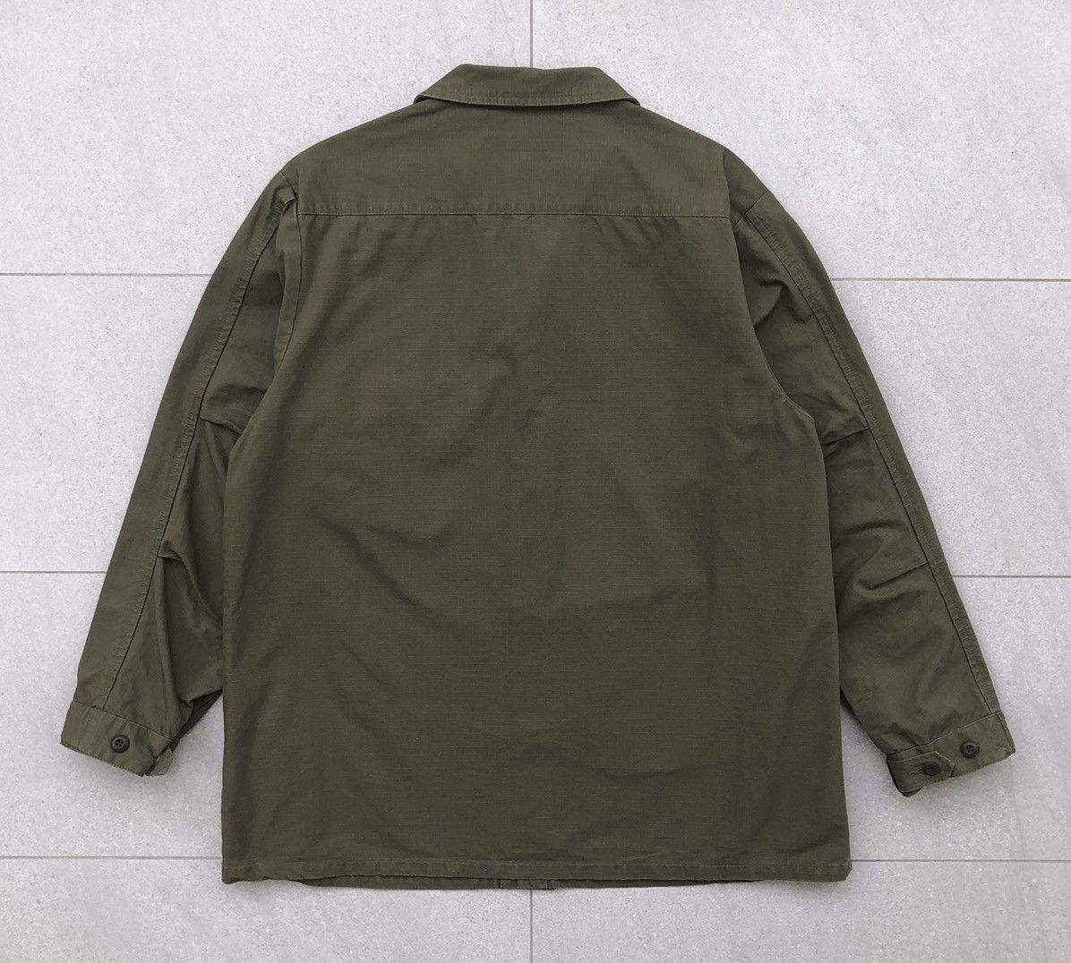 Pure Blue Japan F.W.U RIPSTOP PLAIN OVERSHIRT JAPAN BLUE JEANS Size US M / EU 48-50 / 2 - 7 Thumbnail