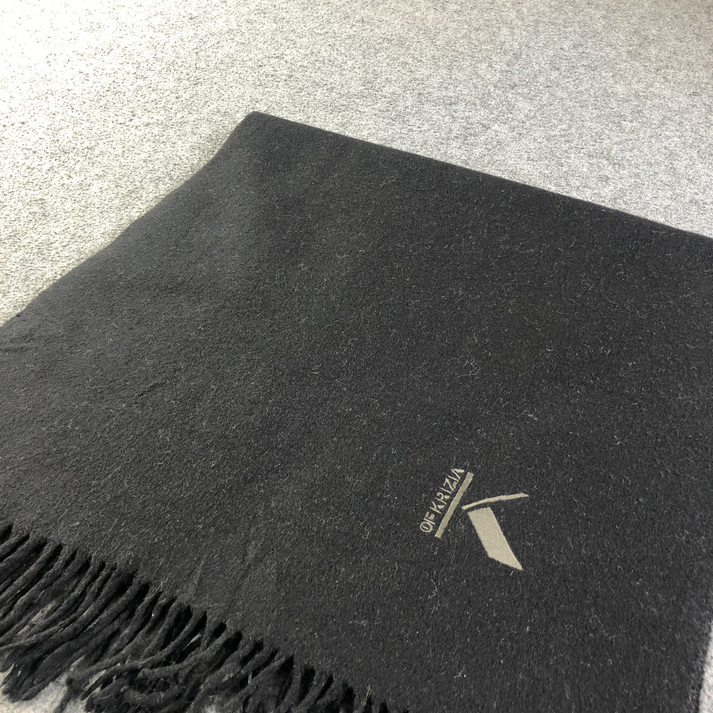 Krizia Uomo Krizia Wool Scarf Muffler V1144 Size ONE SIZE - 3 Thumbnail