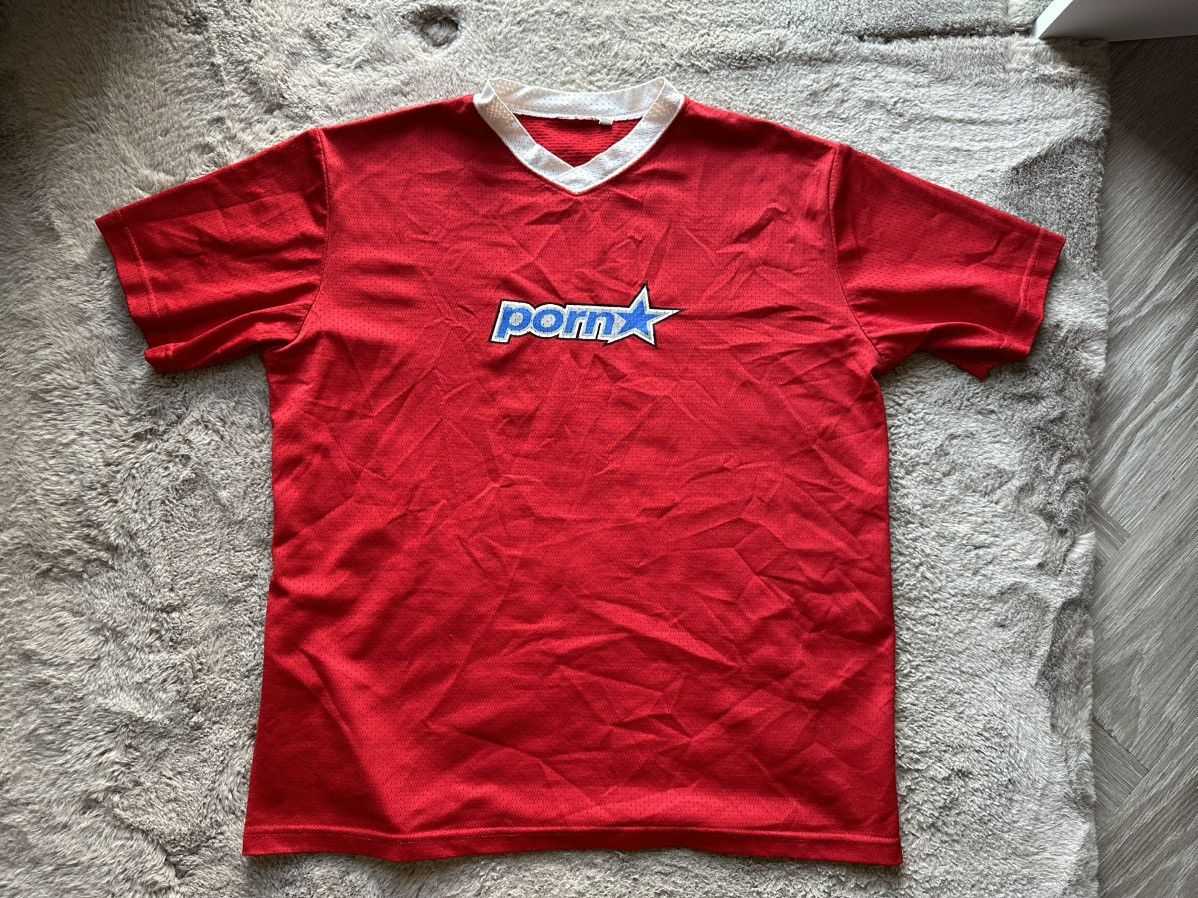 Vintage 90s P0rn Star Skateboarding outlet Red Shirt Mens XL Made in USA