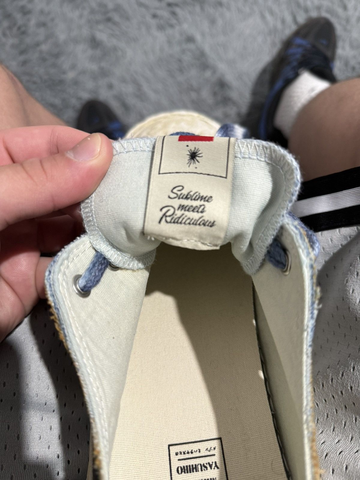 Maison MIHARA YASUHIRO NOT FOR SALE ‼️Size 47 (13M) Distressed Blue Denim Mihara’s Size US 13 / EU 46 - 8 Thumbnail