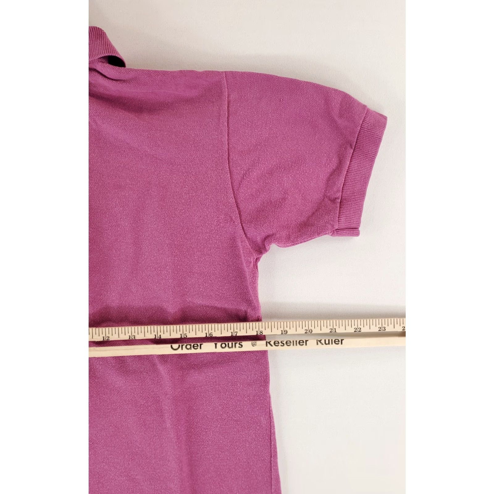 Izod VINTAGE Izod Lacoste Polo Shirt Mens M Purple Eggplant Pink 70s Patron Stain on Back Size US M / EU 48-50 / 2 - 6 Thumbnail