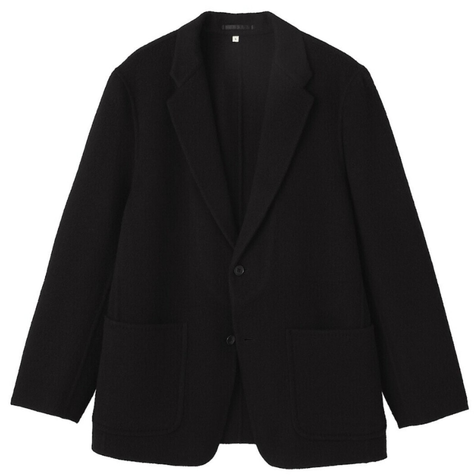 Muji MUJI Labo Cashmere Blend Jacket XL Black, Retail $300 USD Size US XL / EU 56 / 4 - 1 Thumbnail