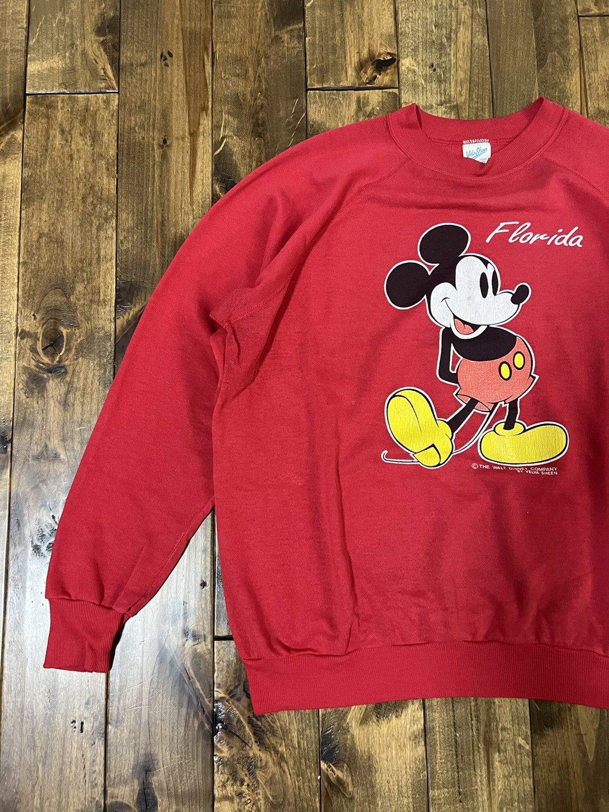 Mickey Mouse × Velva Sheen Vintage Mickey Mouse Velva Sheen Crewneck Size US XL / EU 56 / 4 - 4 Thumbnail