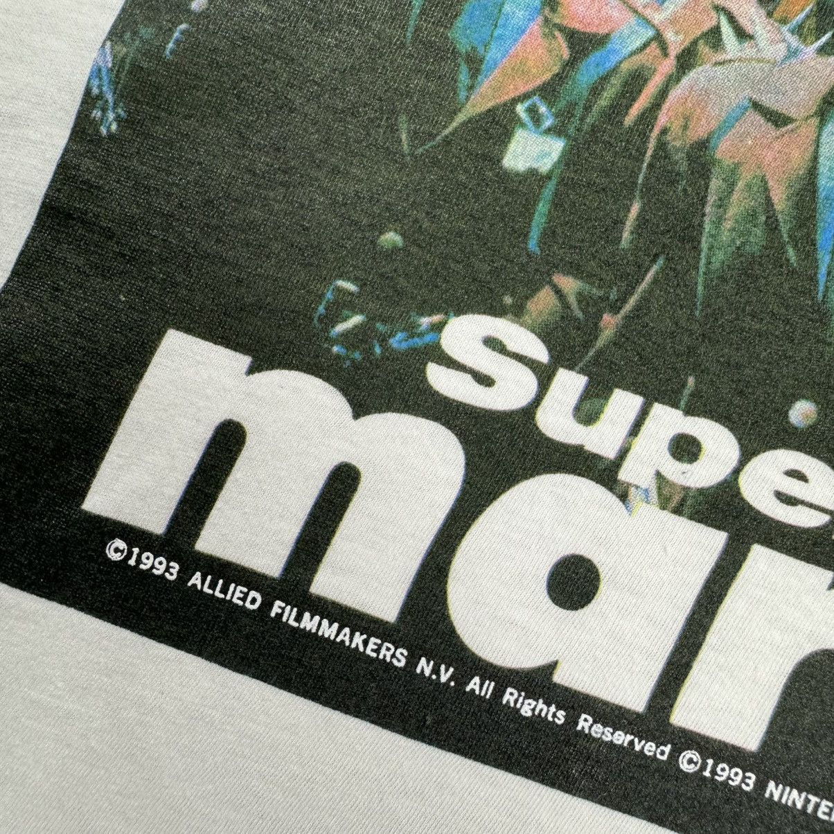 Nintendo × Vintage Vintage Super Mario Movie by Nintendo Promo T-shirt Size US L / EU 52-54 / 3 - 9 Thumbnail