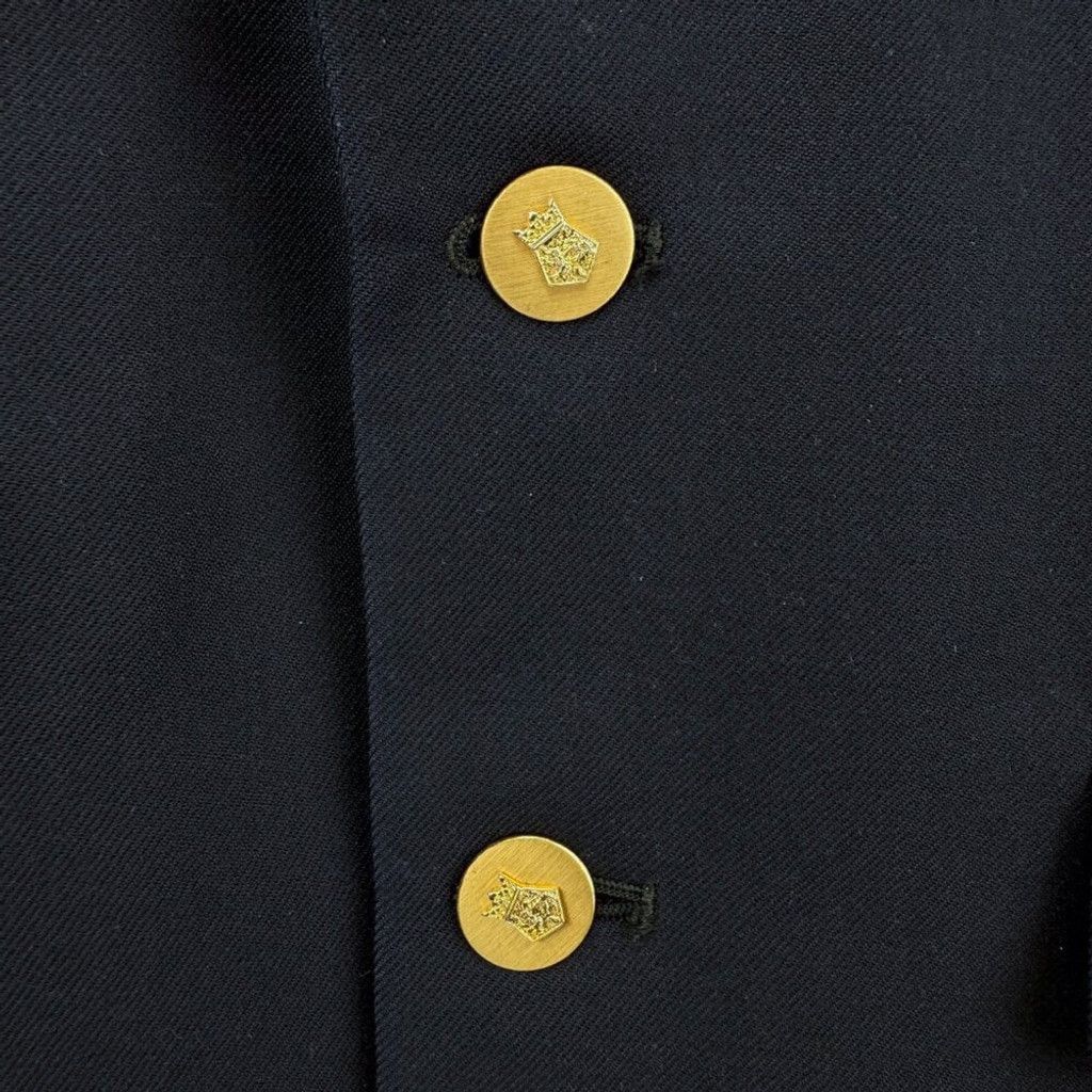 Aquascutum AQUASCUTUM Navy Blue Jacket Brass Button Luxury FLAW UK 37 s Size 38S - 6 Thumbnail