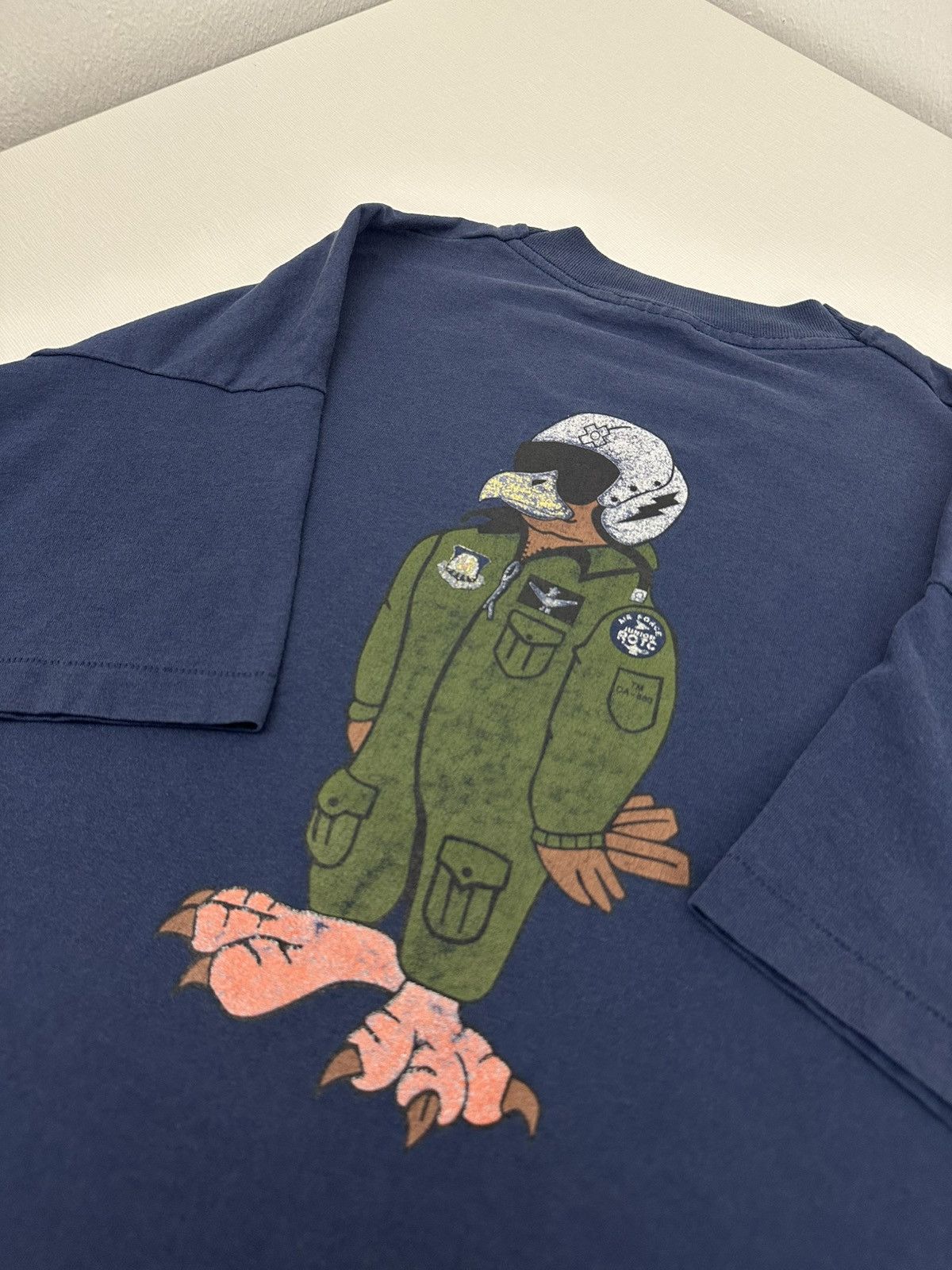 Vintage Vintage 80s Air Force JROTC Eagle T-Shirt Size XXL USA Made Size US XXL / EU 58 / 5 - 5 Thumbnail