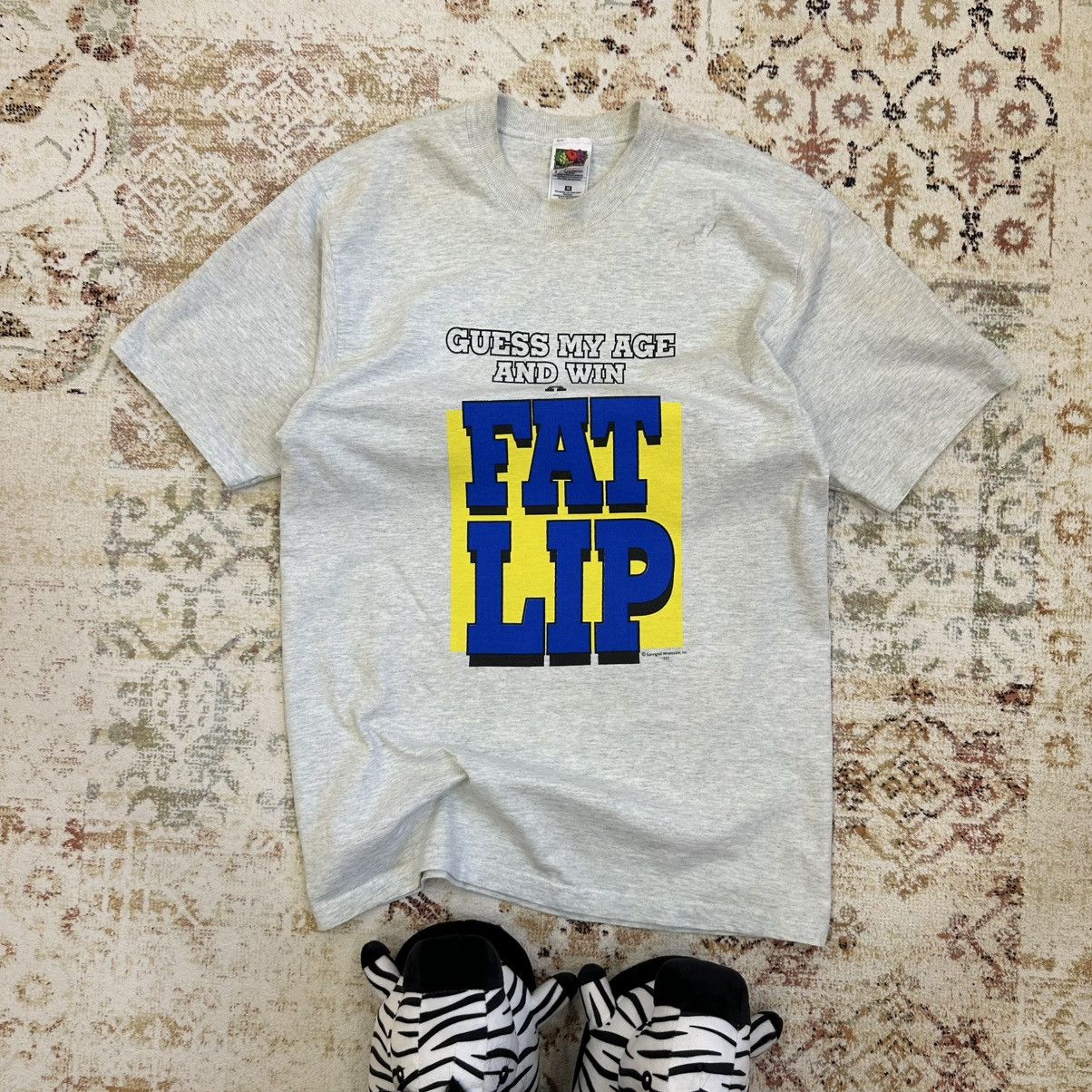 Vintage Vintage Adult” Guess My Age And Win A Fat Lip” T-shirts Size US M / EU 48-50 / 2 - 1 Thumbnail