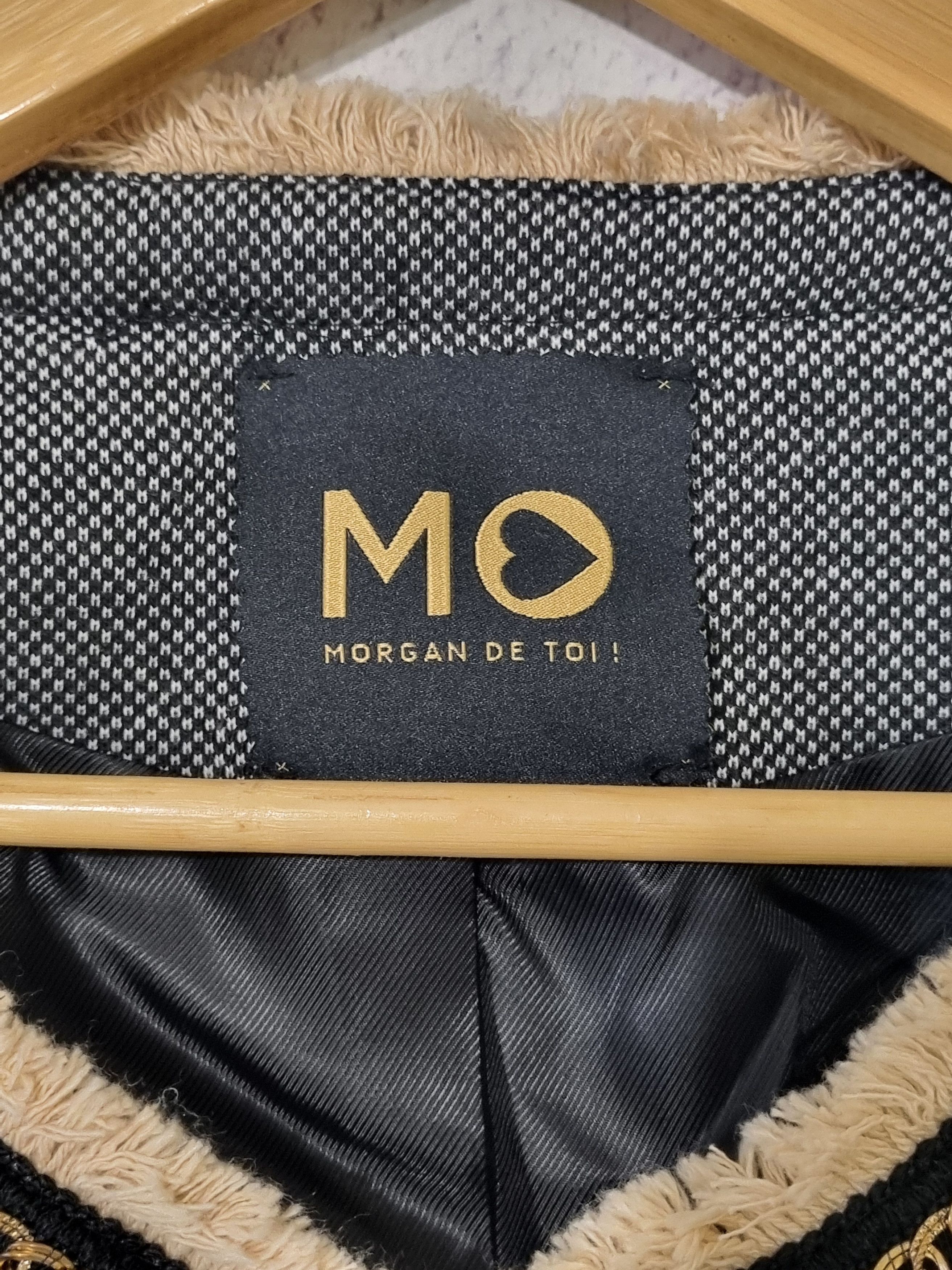 Morgan De Toi Morgan De Toi Chain Trim Blazer Jacket Chanel Style Size XS / US 0-2 / IT 36-38 - 4 Thumbnail
