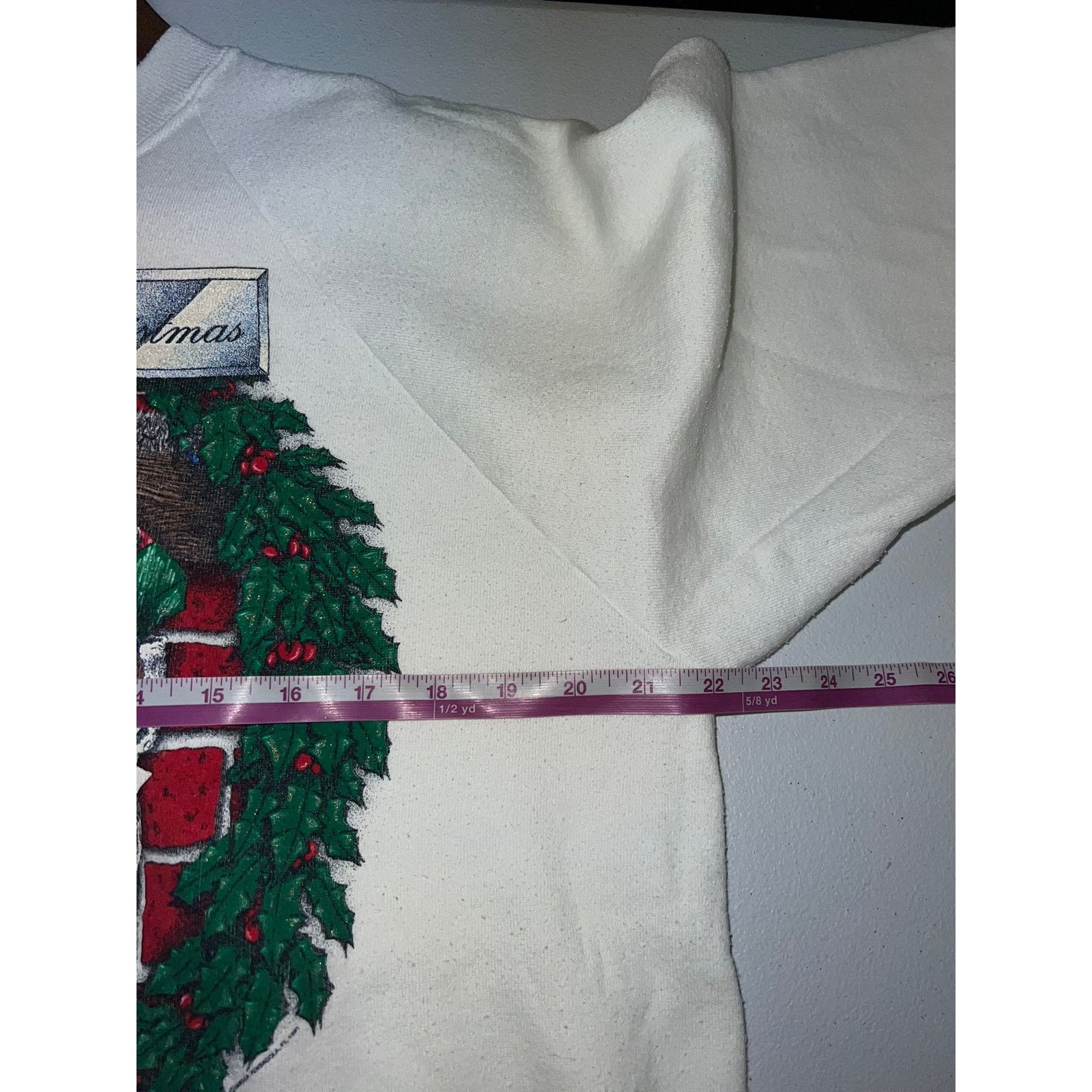 Fruit Of The Loom Vintage Christmas Sweatshirt Have A Beary Crewneck VTG 90s X Size US XL / EU 56 / 4 - 10 Thumbnail